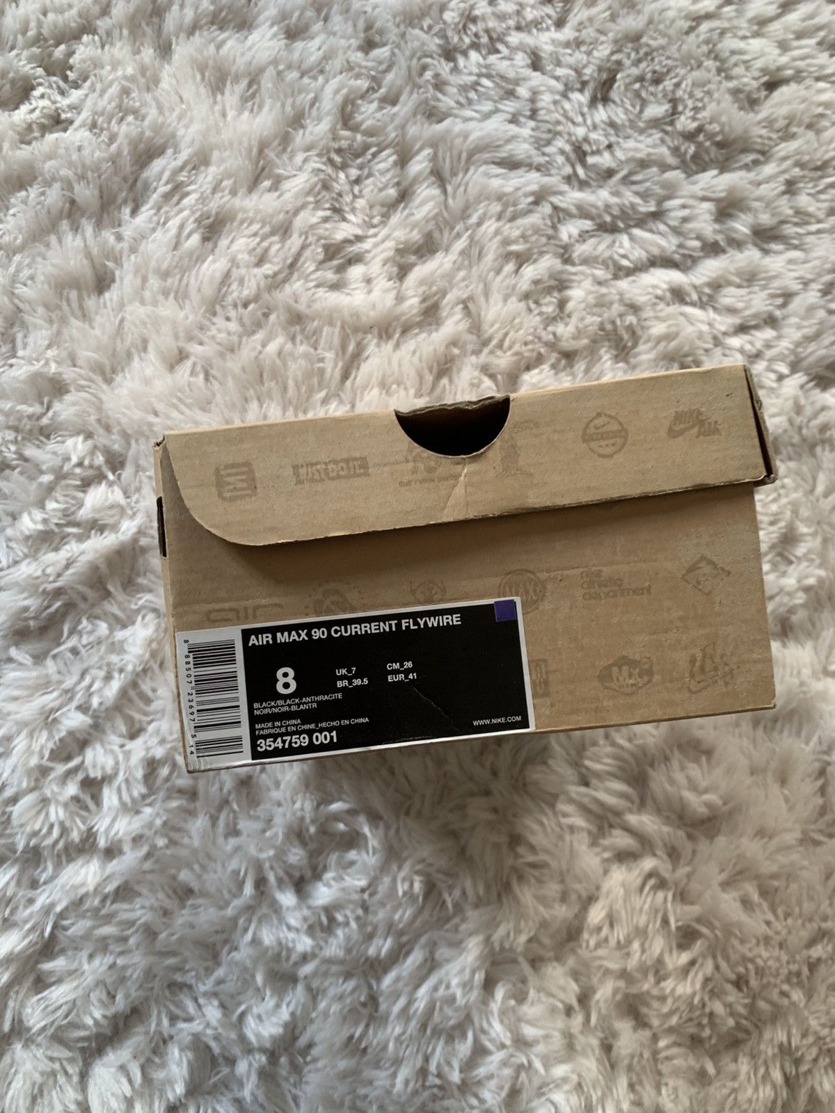 Nike Nike Air Max 90 Current Flywire 2008 Black Size 8 US OG Bo Size US 8 / EU 41 - 11 Thumbnail