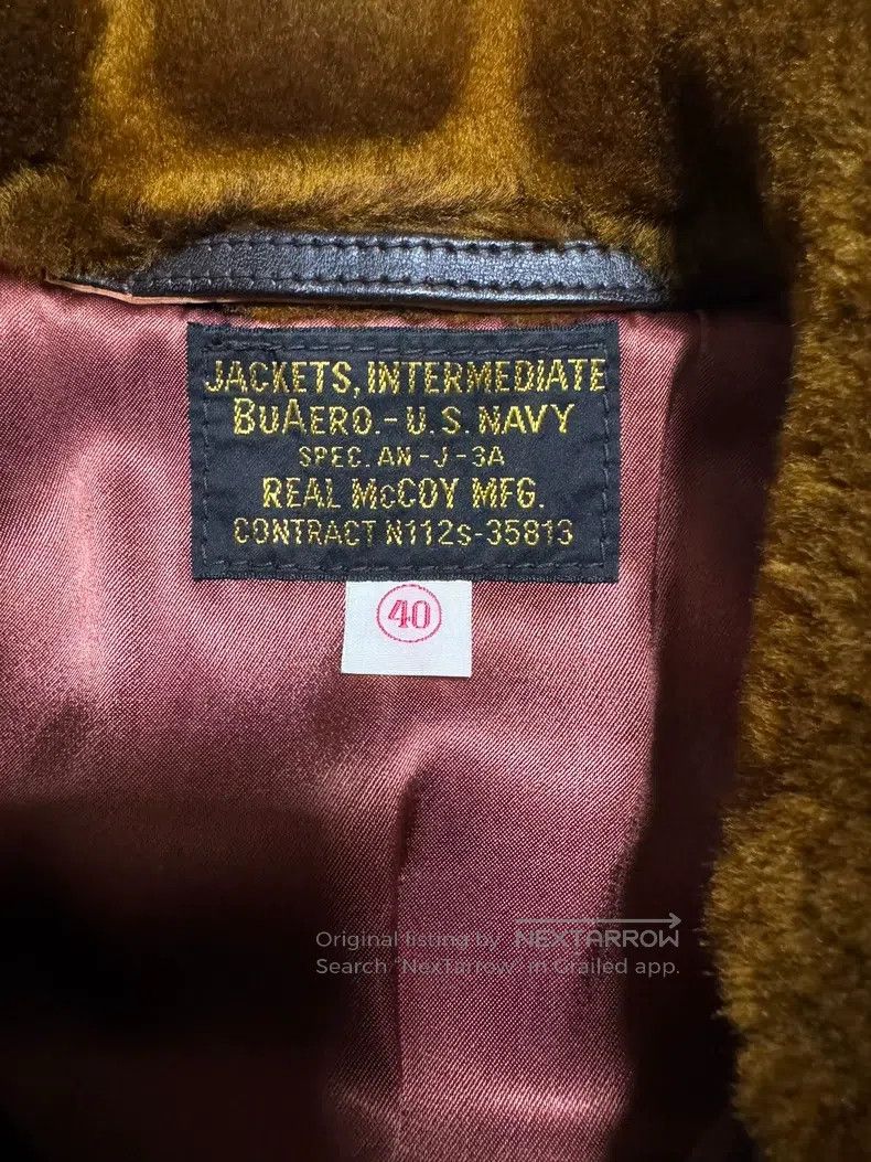 The Real McCoy's The Real McCoys G1 horseskin flight jacket Size US XXS / EU 40 - 3 Thumbnail
