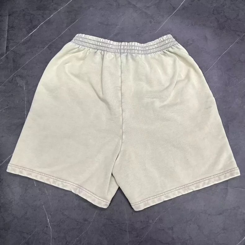 Balenciaga Balenciaga size XS Make old beige embroidered LOGO shorts Size US 27 - 2 Thumbnail
