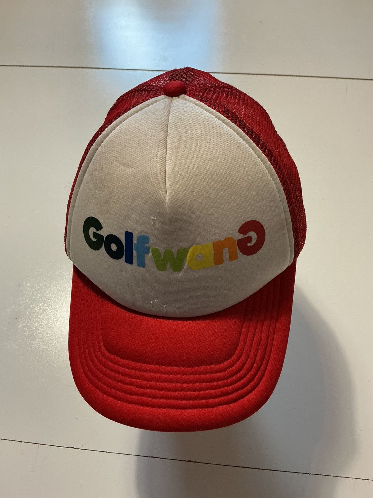 Golf Wang Golf Wang Tyler The Creator Script Snapback Trucker Cap Hat Size ONE SIZE - 7 Thumbnail