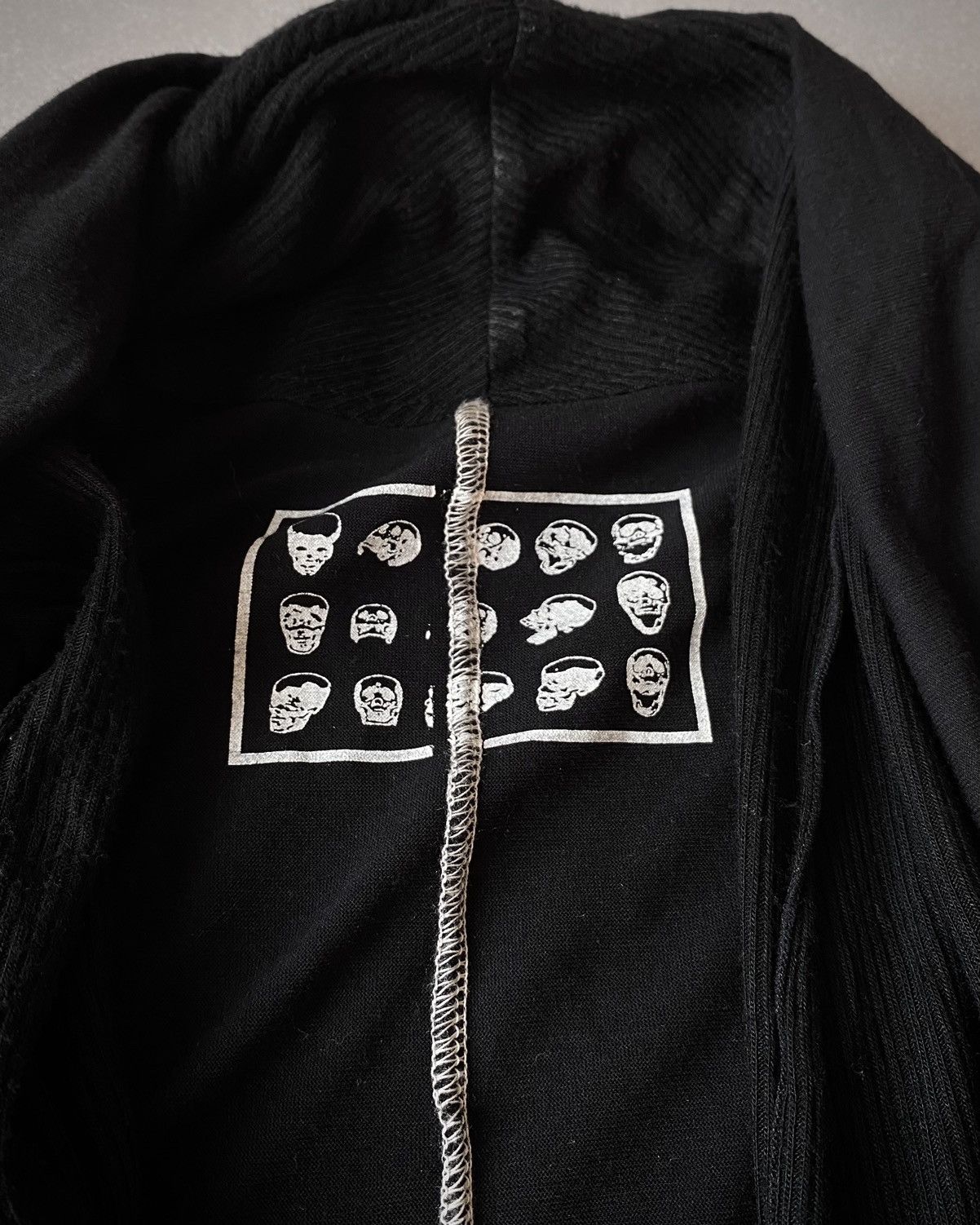 Japanese Brand Royal Flash Contrast Stitching Layered Draped Cape Size US M / EU 48-50 / 2 - 8 Thumbnail