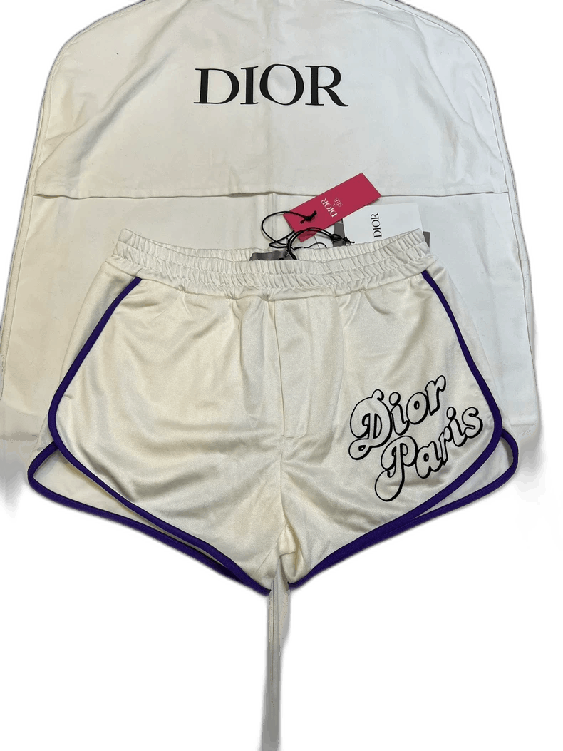 Dior Dior ERL Collaboration White Purple Shorts Size US 36 / EU 52 - 1 Thumbnail