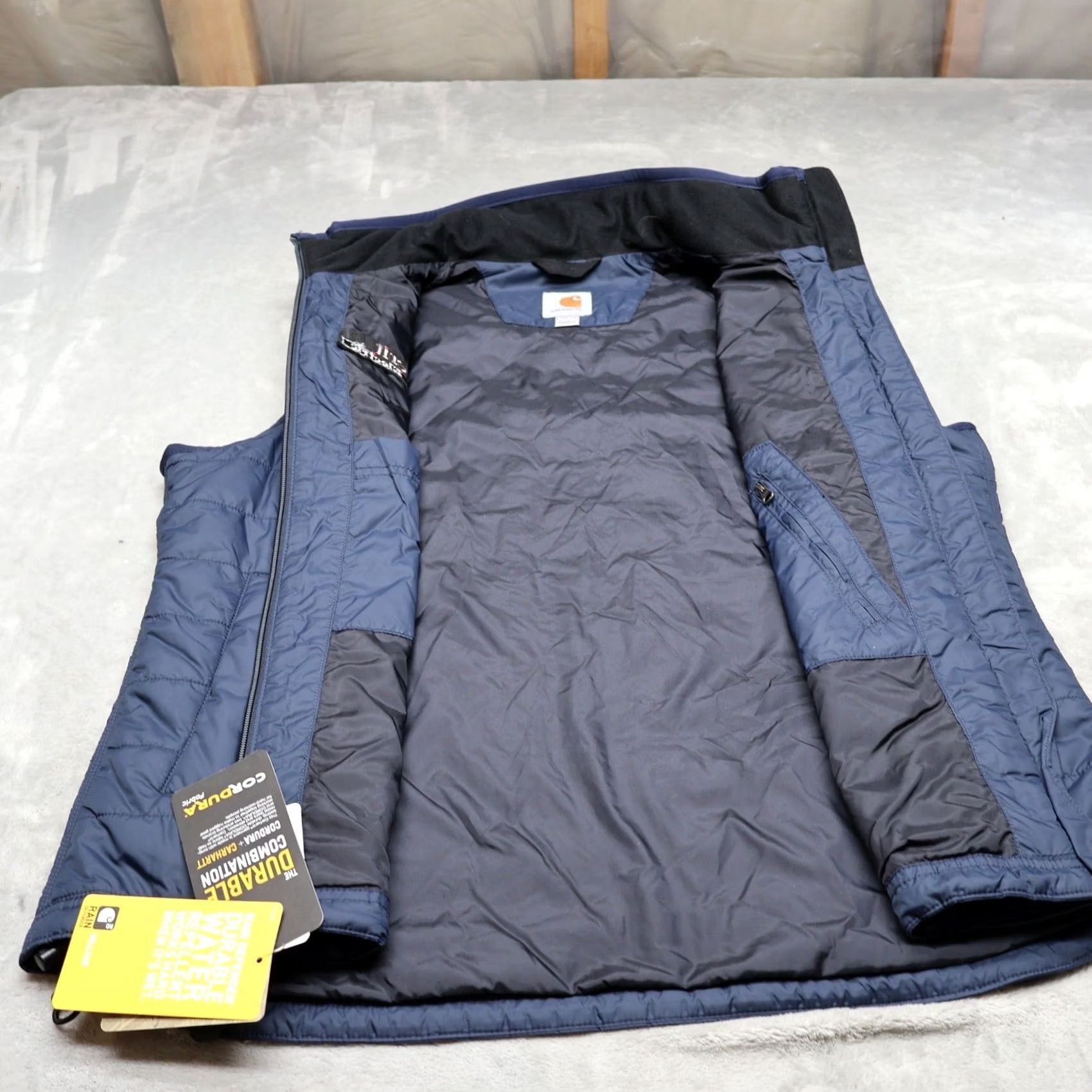 Carhartt Carhartt Gilliam Vest Women Large 12/14 Blue Rain Defender Quilted Puff LOGO NEW Size L / US 10 / IT 46 - 7 Thumbnail