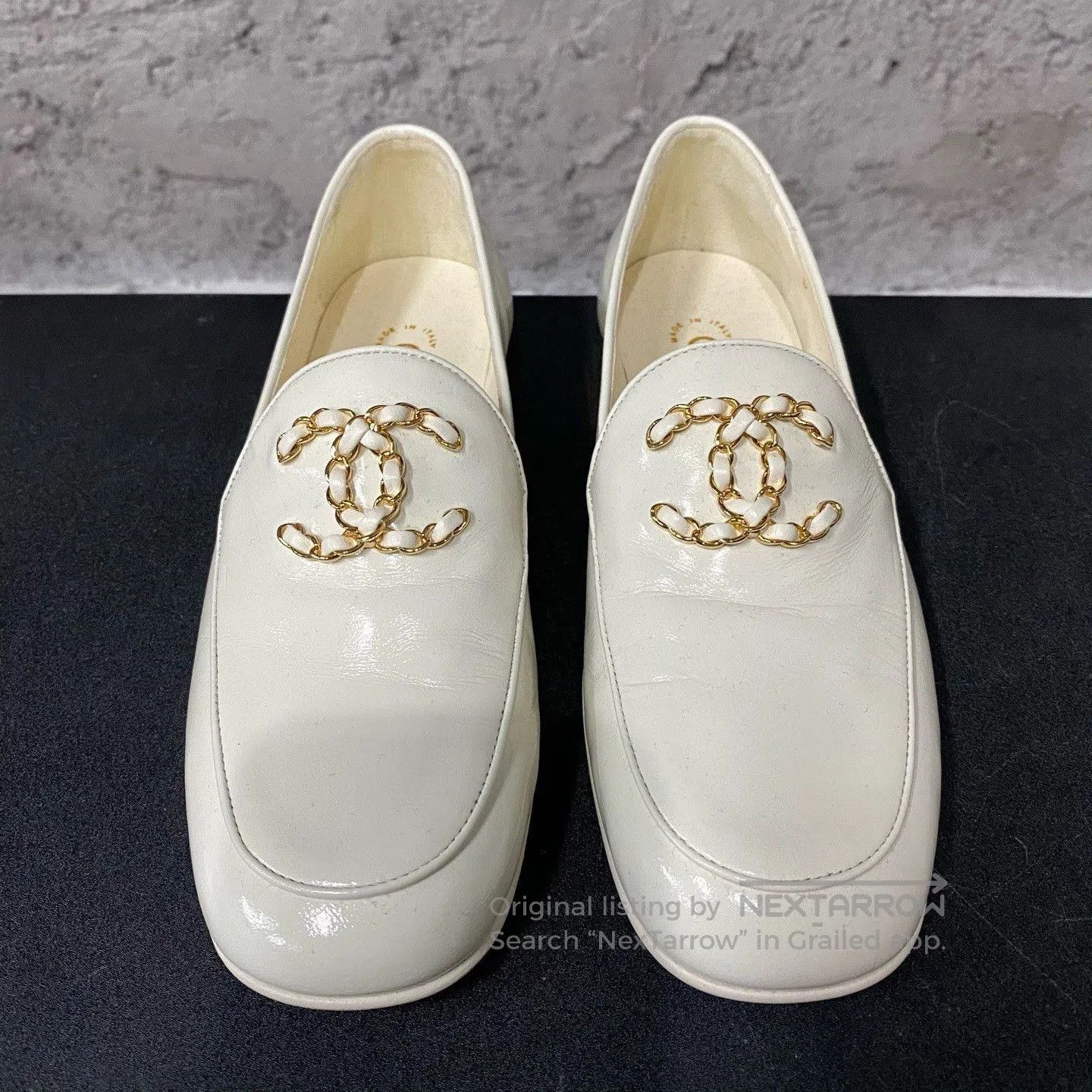 Chanel Chanel White Double C Loafers. Size US 4 / IT 34 - 6 Thumbnail