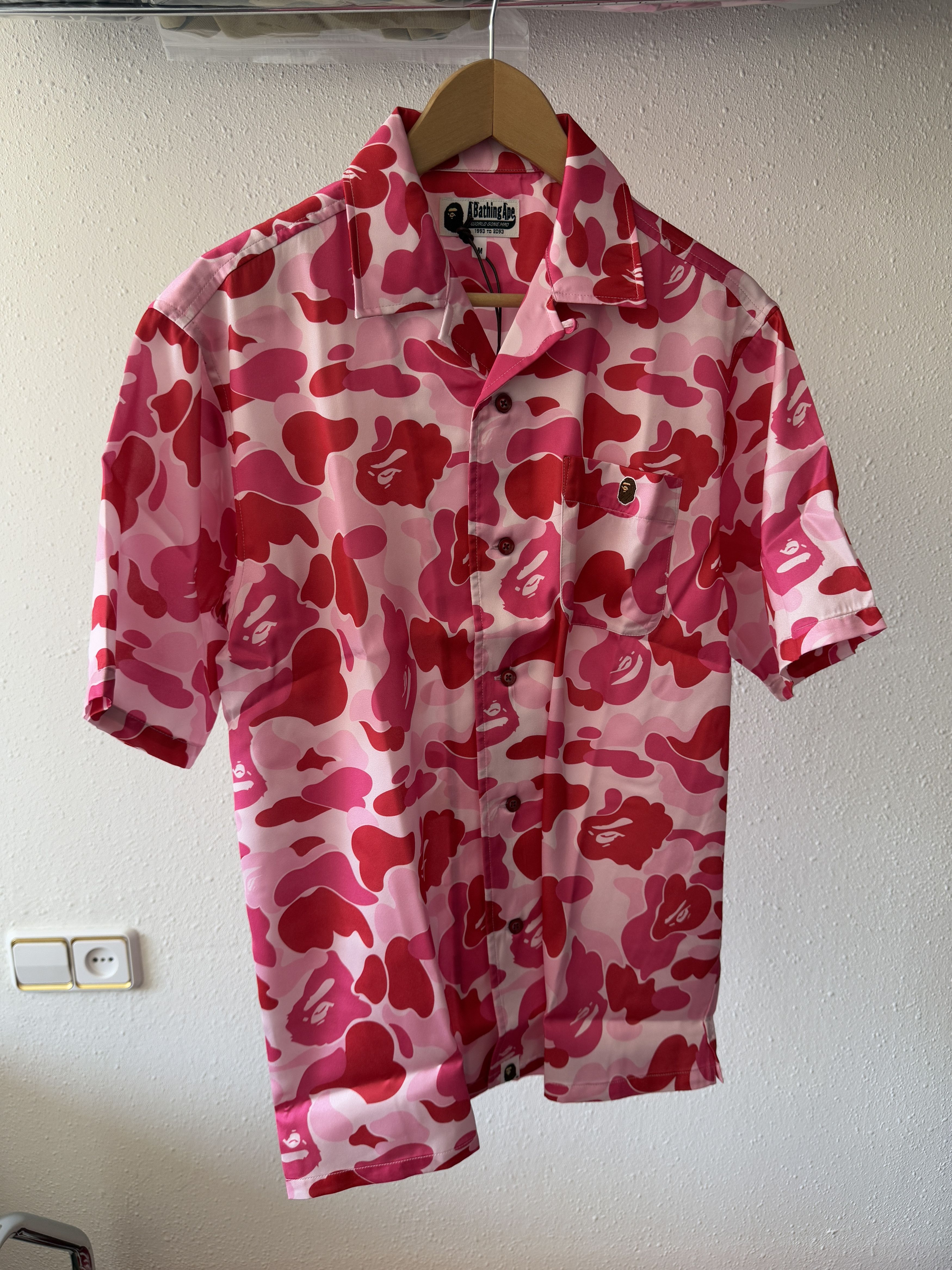 Bape BAPE ABC CAMO OPEN COLLAR SS SHIRTS (SS25) Size US M / EU 48-50 / 2 - 3 Thumbnail