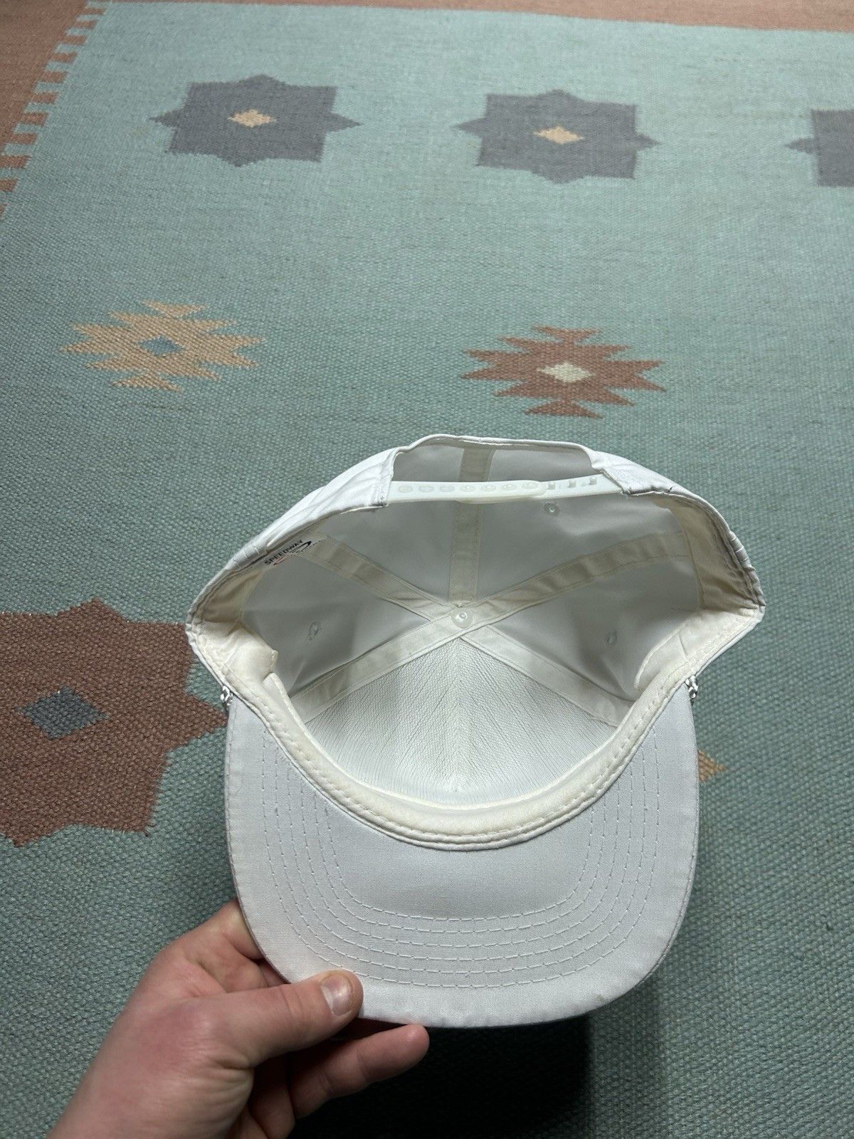 Vintage Vtg Snap hat operation desert storm eagle USA military army Size ONE SIZE - 6 Thumbnail
