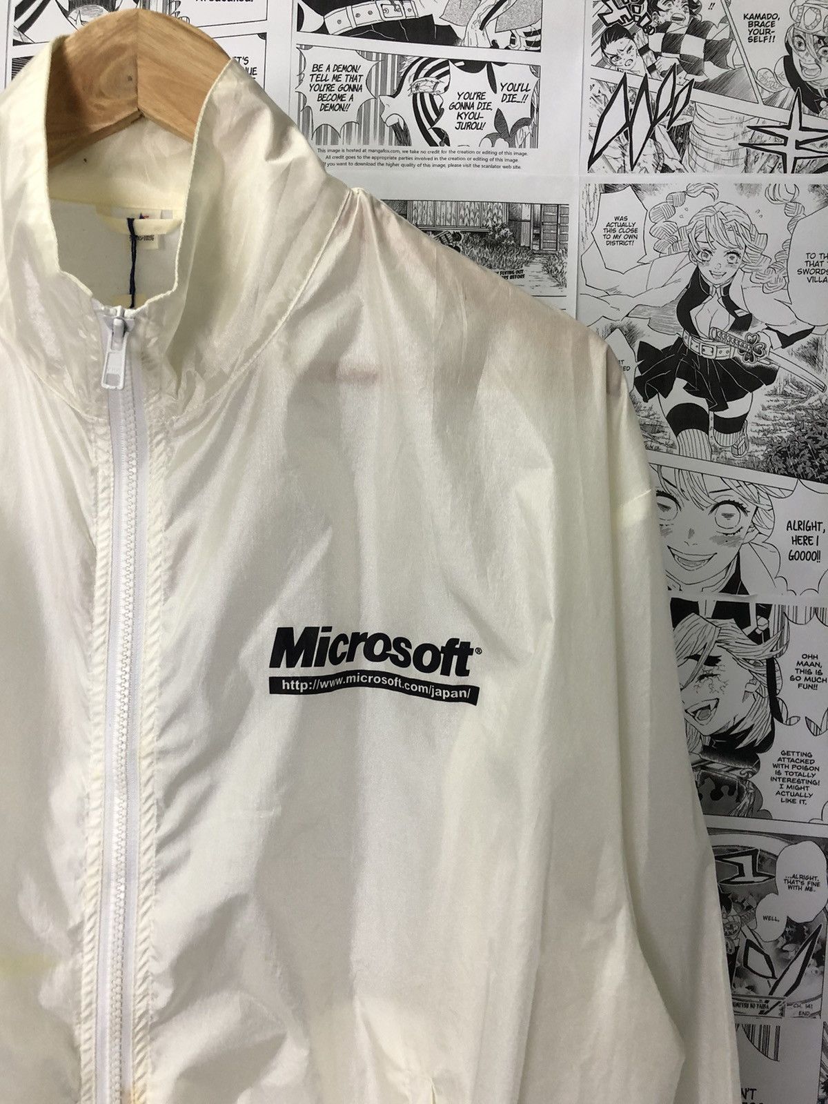 Microsoft × Vintage 🔥Rare🔥Microsoft 98 Windbreaker Jacket Size US XL / EU 56 / 4 - 4 Thumbnail