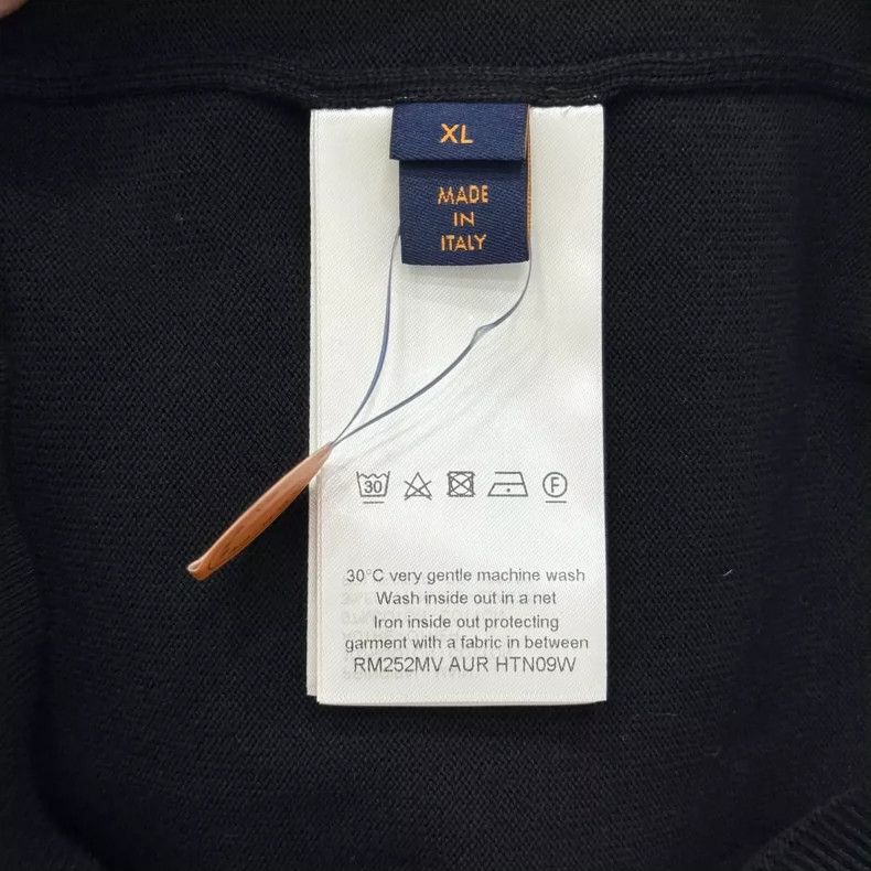Louis Vuitton Louis Vuitton Color-block presbyopic long-sleeved polo shi Size US XL / EU 56 / 4 - 6 Thumbnail