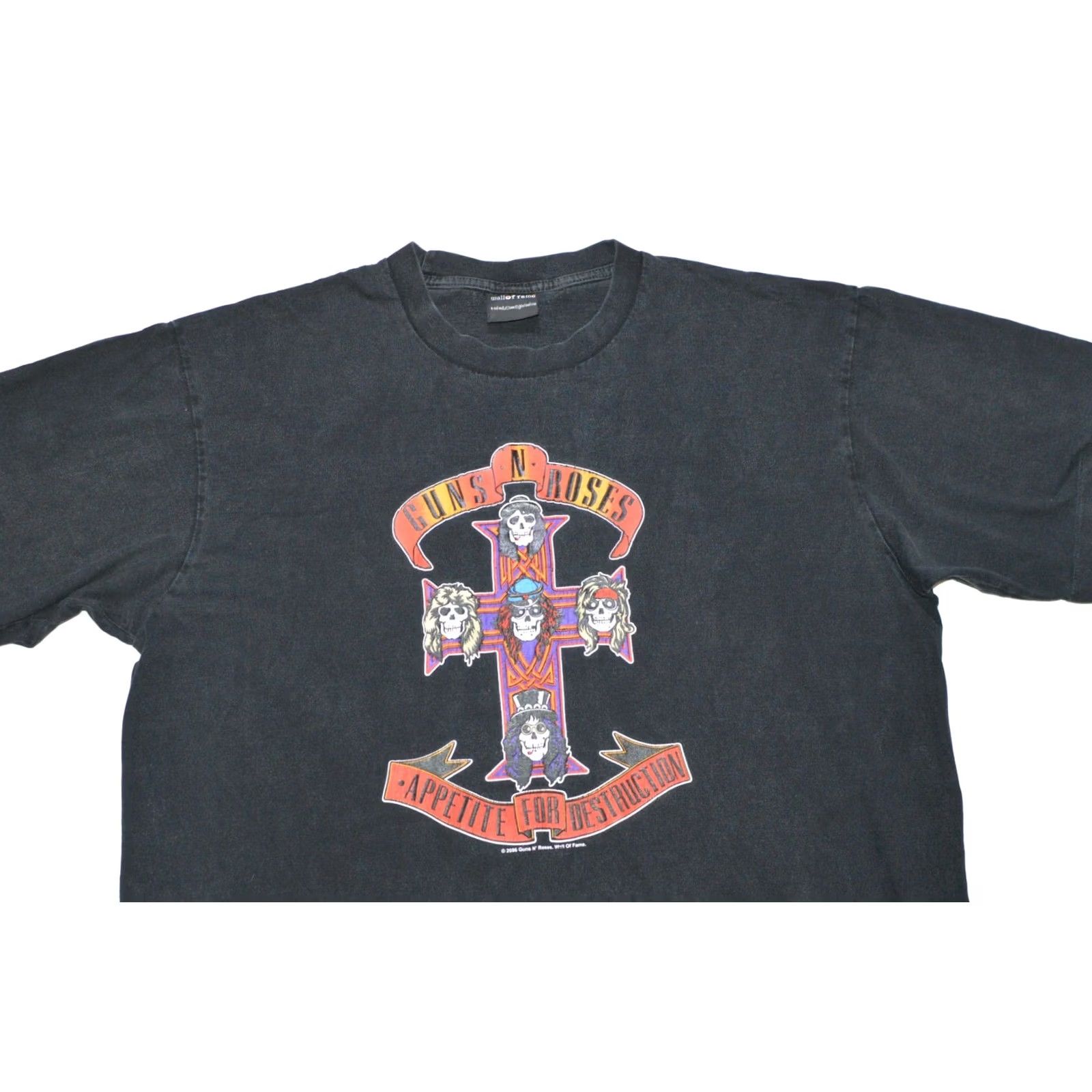 Walls VINTAGE Wall of Fame Guns n Roses Appetite for Destruction 2006 T-Shirt XL Men Black SZ XL Size US XL / EU 56 / 4 - 2 Thumbnail