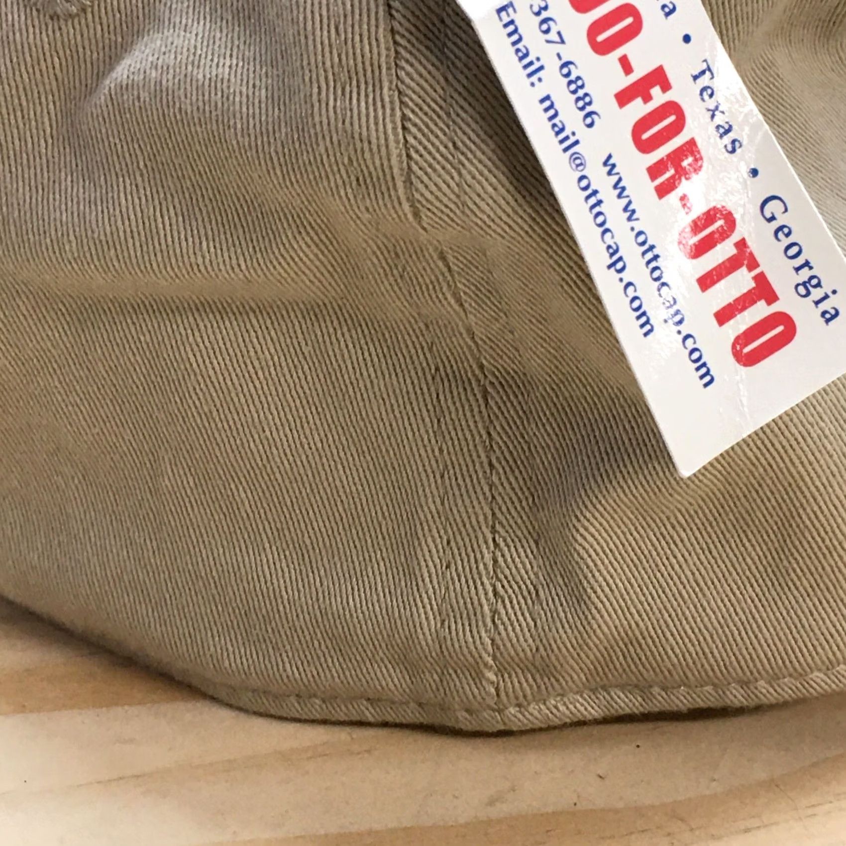 Vintage OTTO Chicago Baseball Cap Hat Mens Beige S-M Fitted Curved Brim Adjustable NWT Size ONE SIZE - 7 Thumbnail