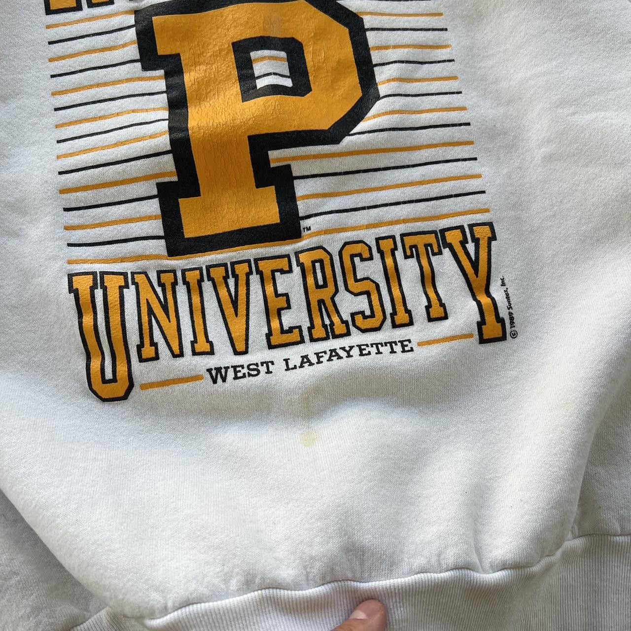 Fruit Of The Loom × Vintage Vintage Purdue Boilermakers Sweatshirt Size US L / EU 52-54 / 3 - 5 Thumbnail