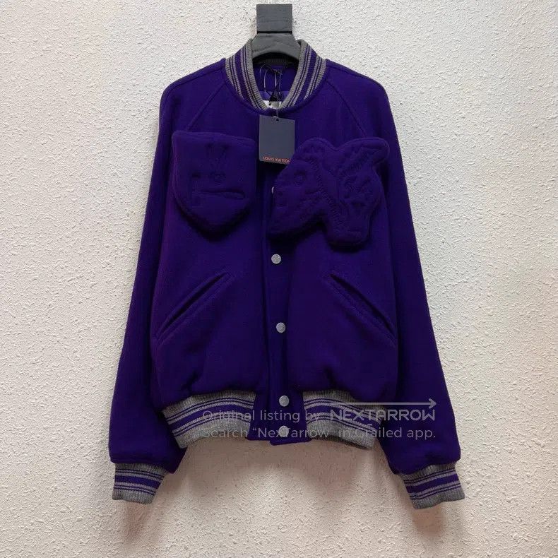 Louis Vuitton Louis Vuitton Asian Limited Purple Embossed Signature jack Size US M / EU 48-50 / 2 - 1 Thumbnail