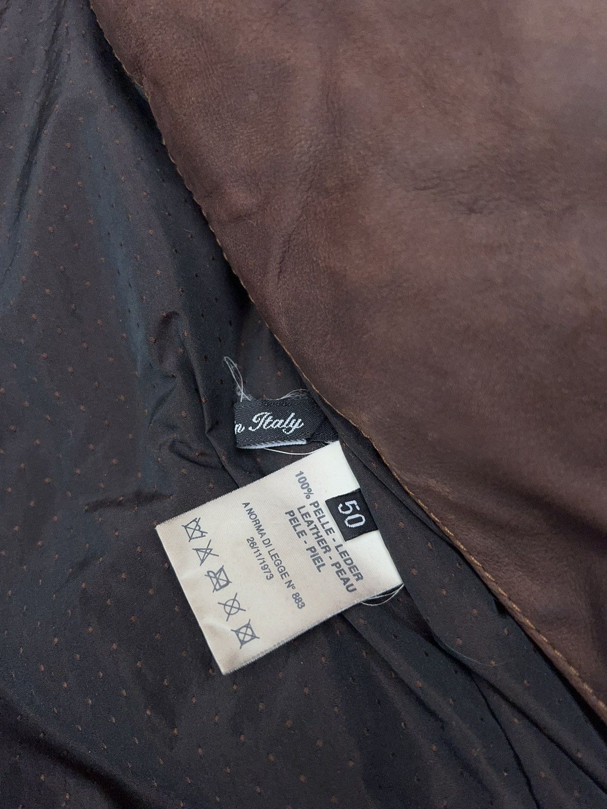Pal Zileri Pal Zileri Lab Leather Hooded Bomber Jacket Aviator Fly Size US M / EU 48-50 / 2 - 16 Thumbnail
