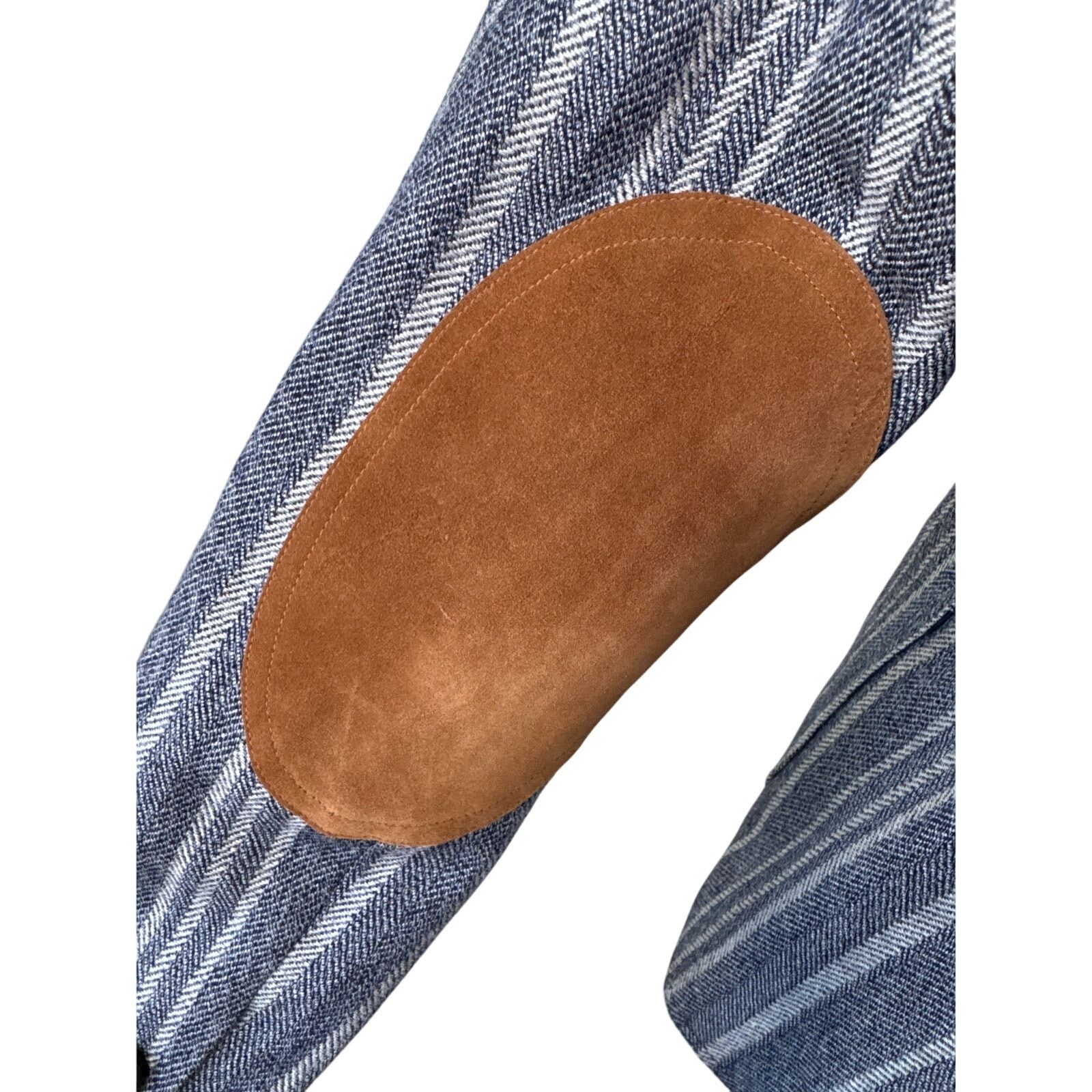 SMYTHE SMYTHE Duchess Tweed Wool Striped Single Button Blazer Size M / US 6-8 / IT 42-44 - 9 Thumbnail