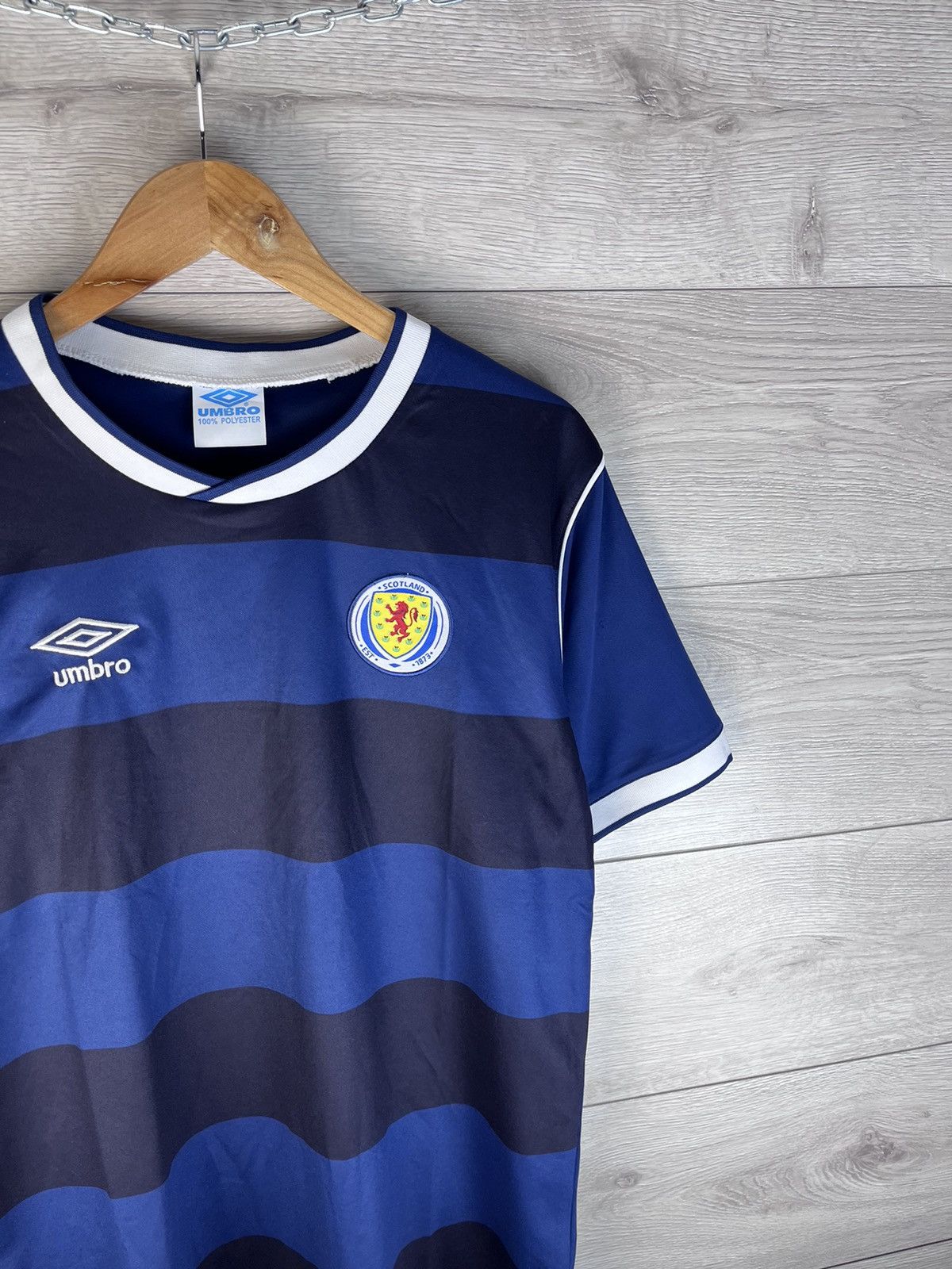 Umbro SCOTLAND TEAM 1985/1986 FOOTBALL SHIRT JERSEY HOME UMBRO Size US M / EU 48-50 / 2 - 3 Thumbnail