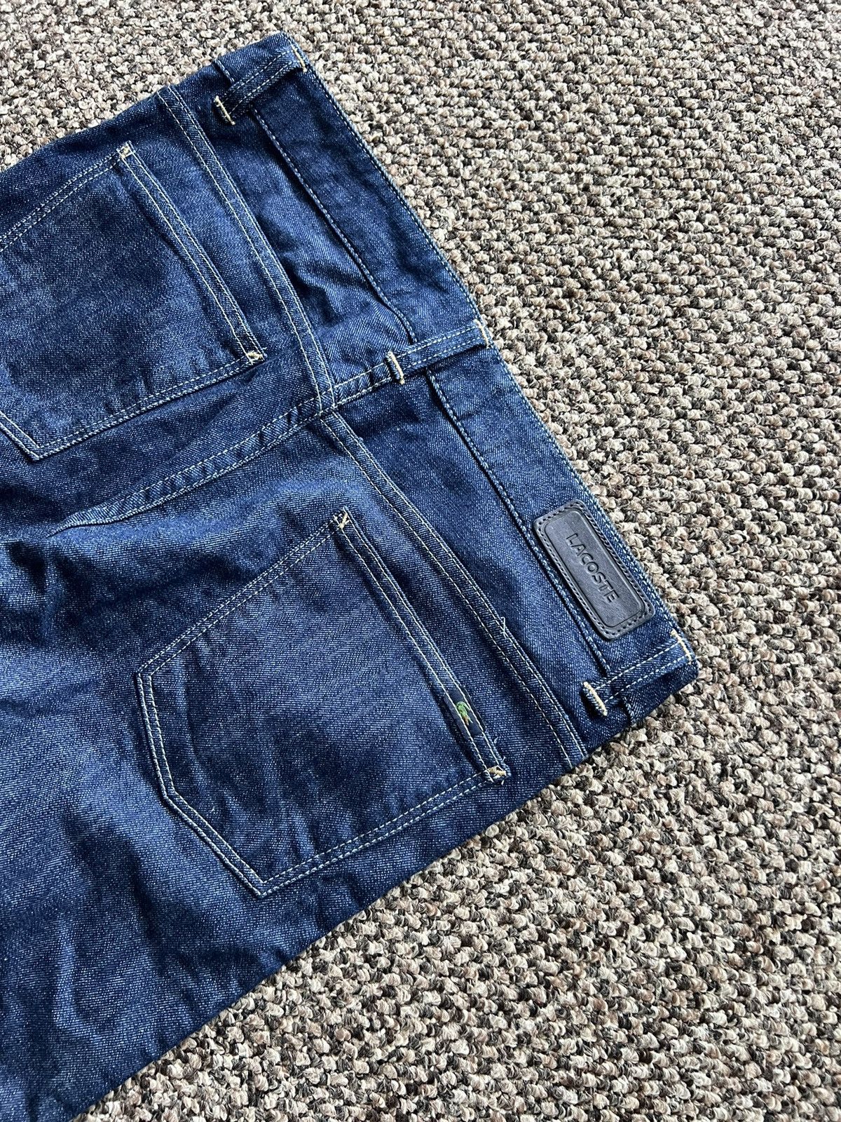 Lacoste VINTAGE LACOSTE AVANT-GARDE DENIM PANTS BIG LOGO Y2K 28 SIZE Size US 28 / EU 44 - 3 Thumbnail
