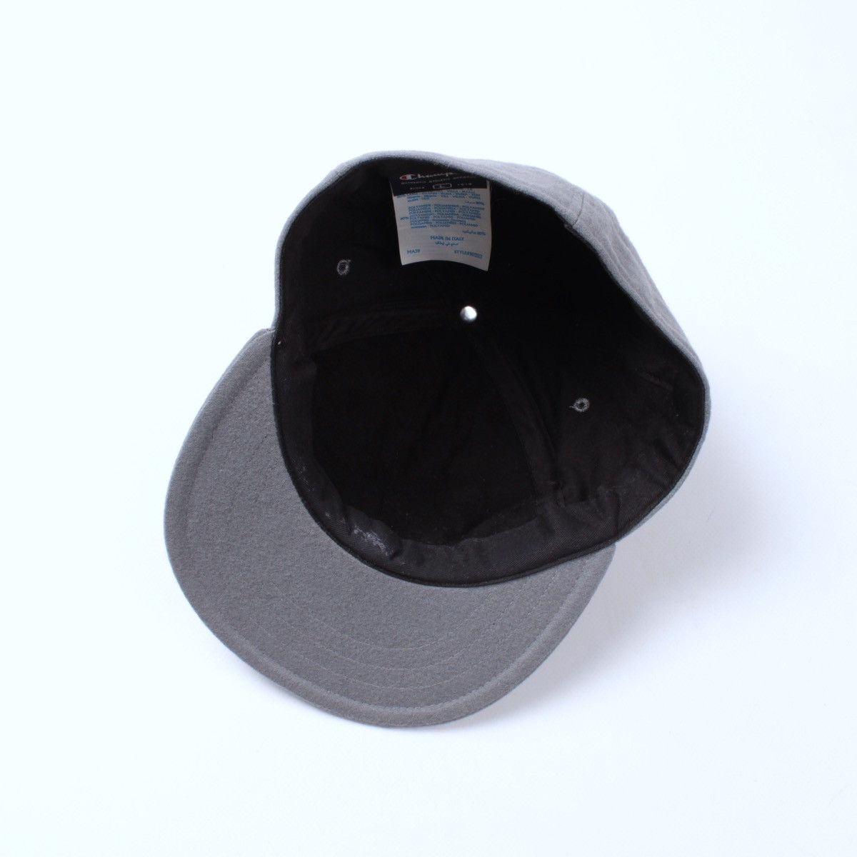 Champion × Vintage CHAMPION Big Logo Wool Blend Gray Cap Snapback Size ONE SIZE - 9 Thumbnail