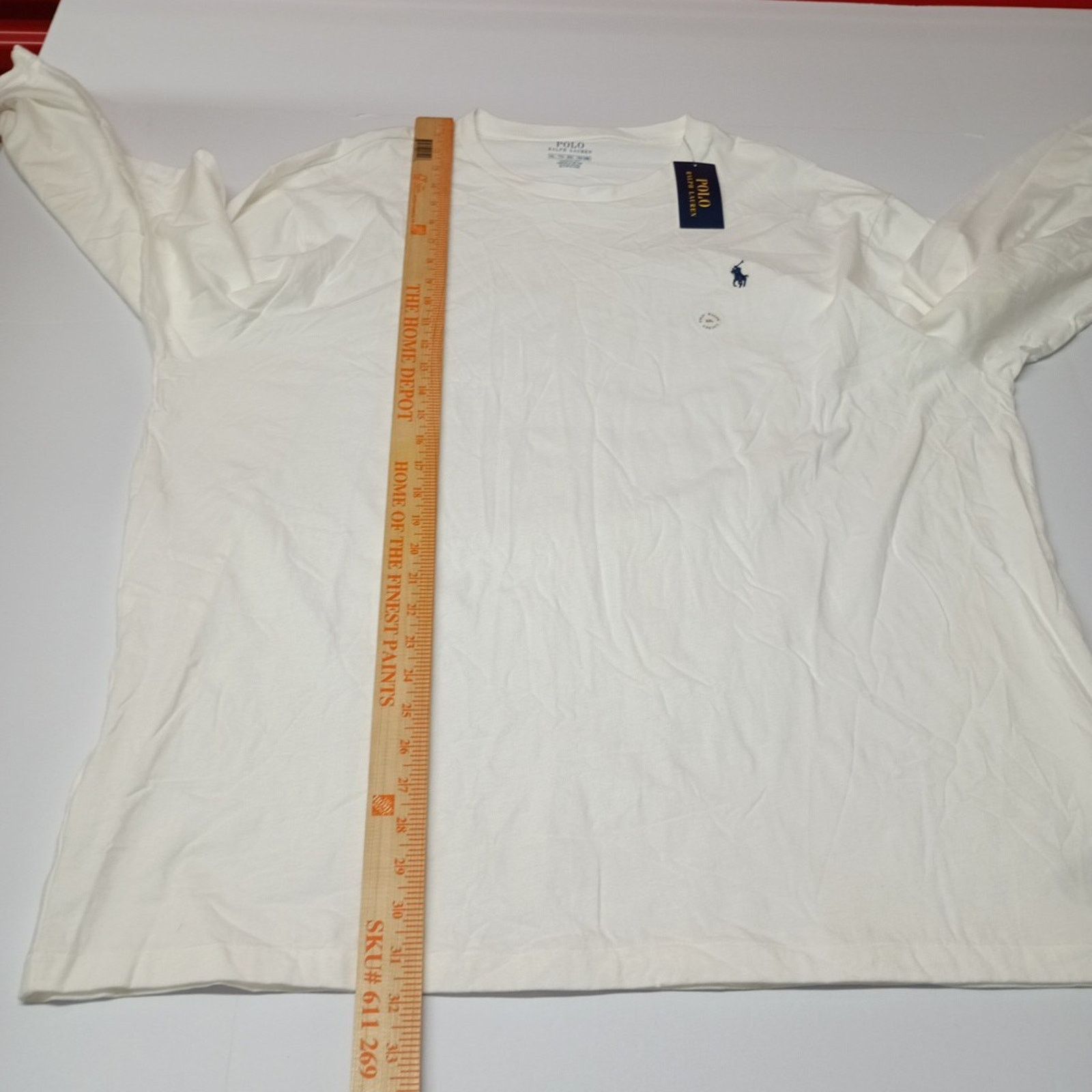 Polo Ralph Lauren Polo Ralph Lauren T-Shirt Men's Size 2XL White Classic Fit Size US XXL / EU 58 / 5 - 6 Thumbnail