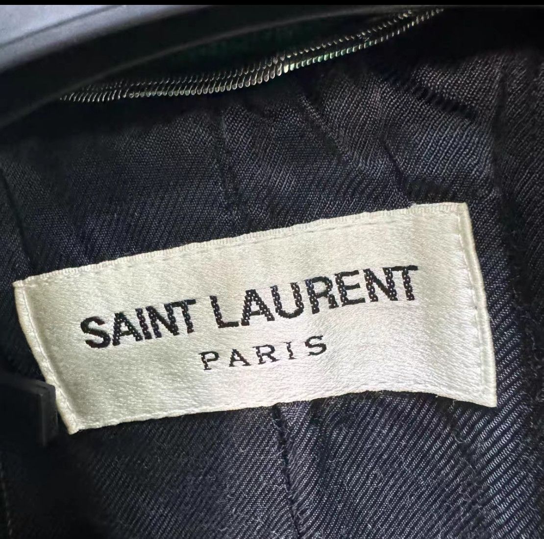 Yves Saint Laurent saint laurent17SS green and white Teddy jacket 2503-Nextarr Size US S / EU 44-46 / 1 - 5 Thumbnail