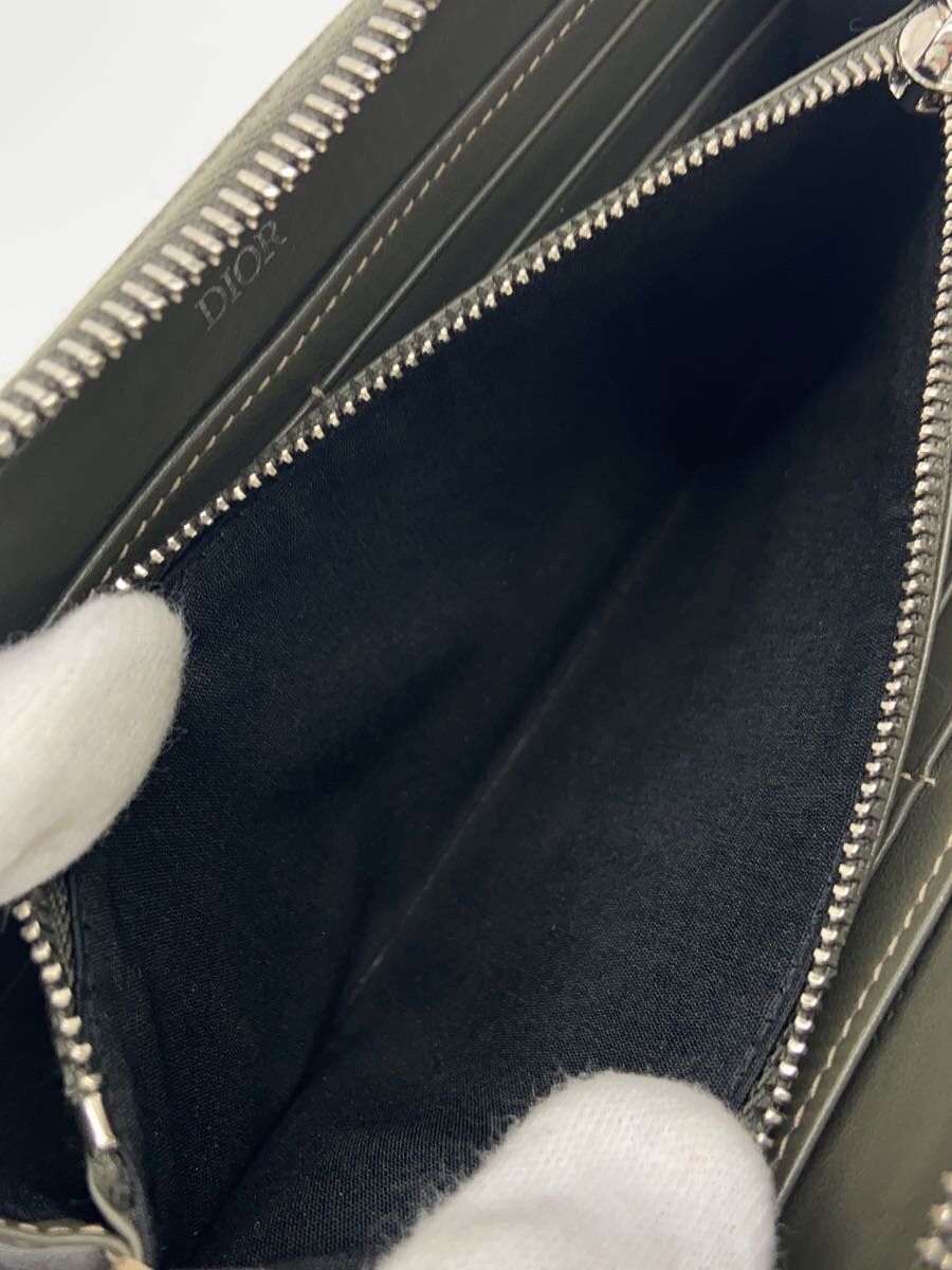 Dior Dior Leather Long Wallet Khaki Size ONE SIZE - 5 Thumbnail