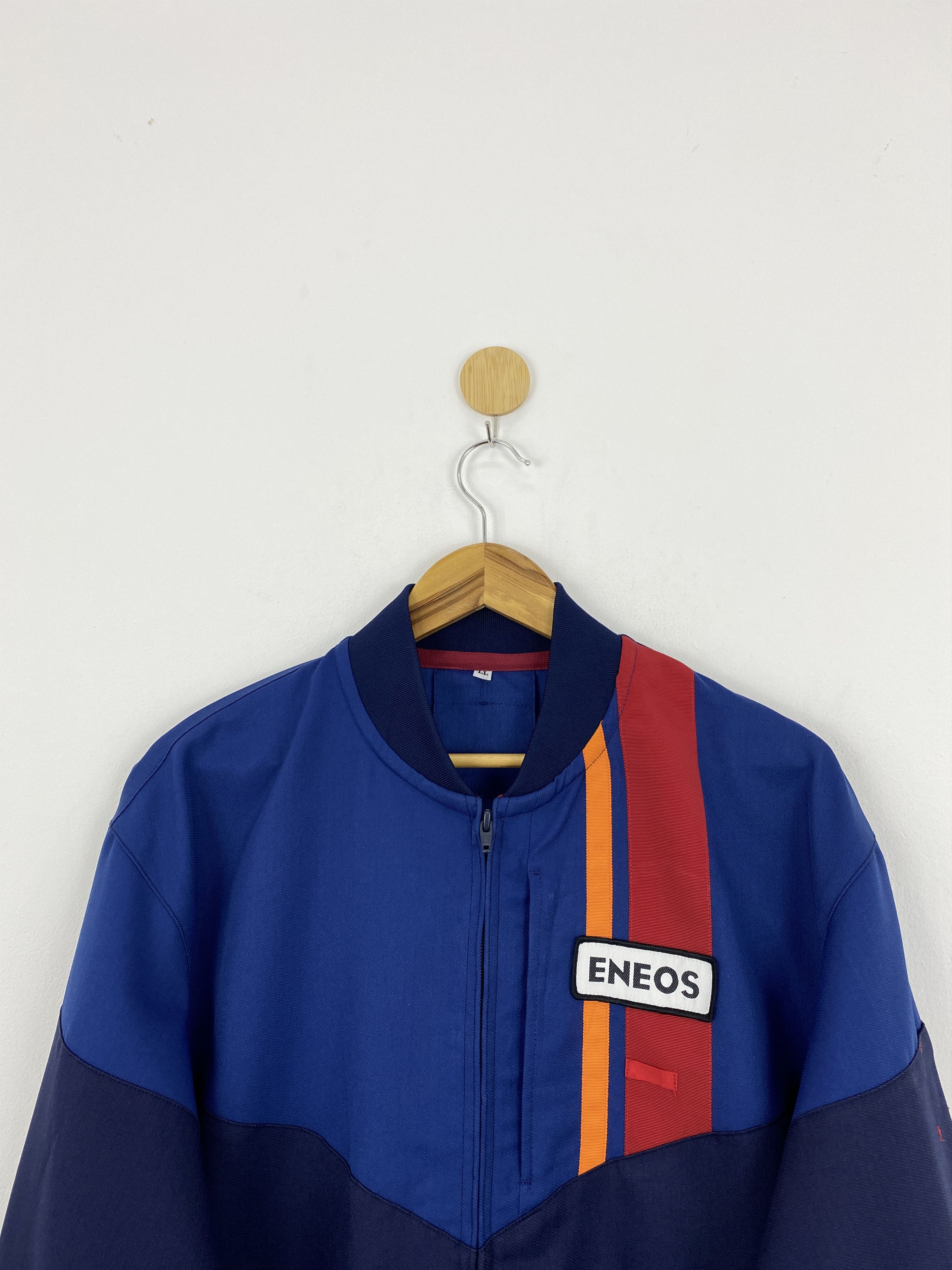 Japanese Brand Vintage Eneos Worker Outfit Inital D Racing Jacket J1809 Size US XL / EU 56 / 4 - 2 Thumbnail