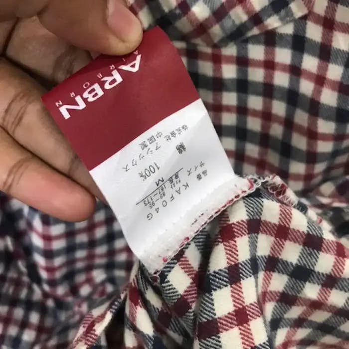 Flannel Airborn Plaid Tartan Flannel Shirt Button Up Size US M / EU 48-50 / 2 - 4 Thumbnail