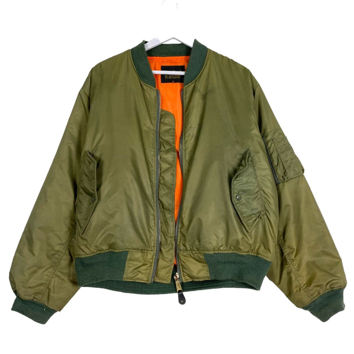 Flight Club × Japanese Brand 💥WARM HEART SUNFADED STREET RIOT MA1 BOMBER JACKET Size US L / EU 52-54 / 3 - 1 Thumbnail