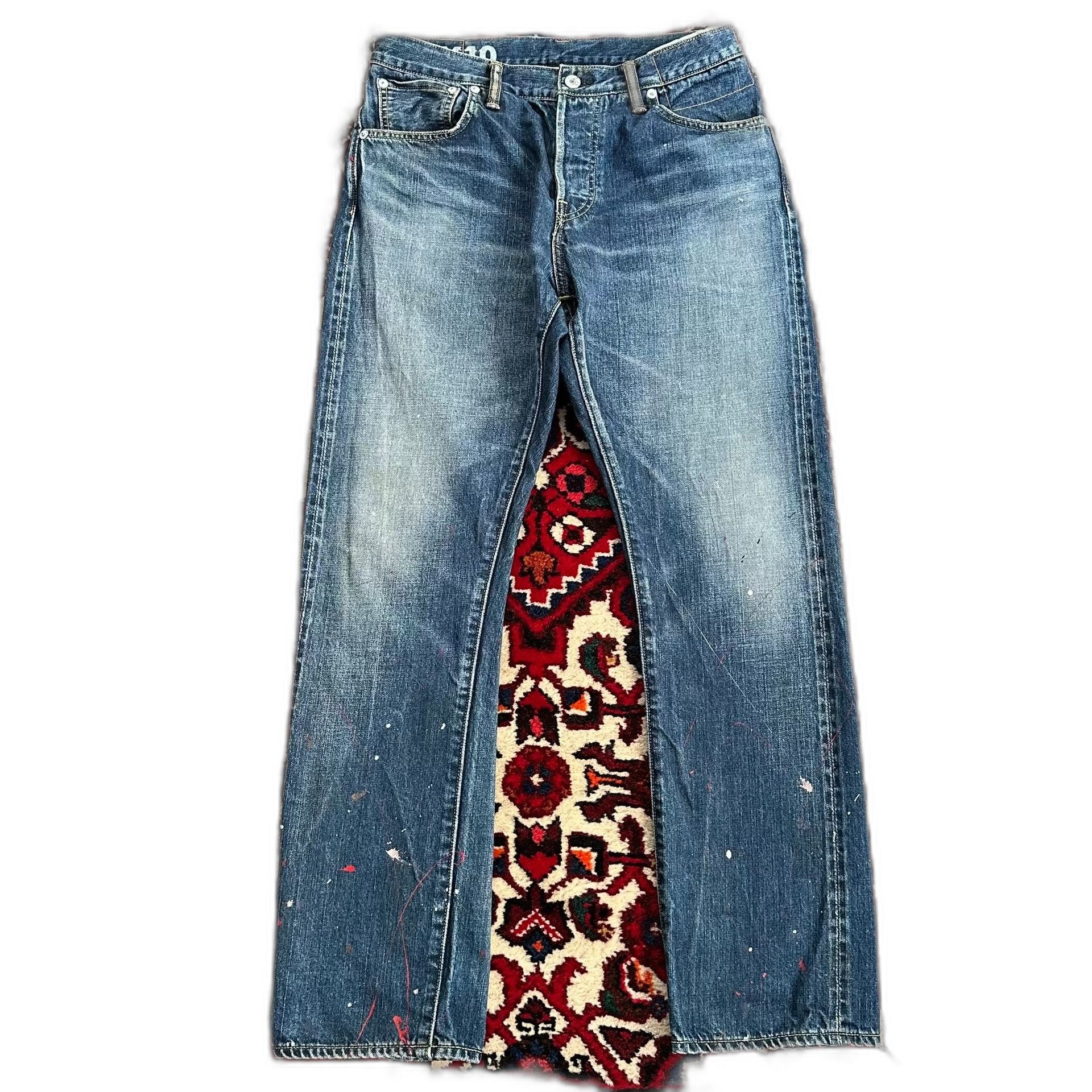 Visvim VISVIM 20SS DRY10 Splash Ink Jeans Size US 26 / EU 42 - 1 Thumbnail