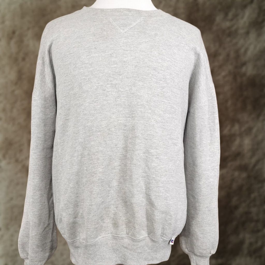 Russell Athletic VINTAGE Russell Athletic Sweatshirt Mens 2XL Gray Crewneck Fleece Pullover Made USA Size US XXL / EU 58 / 5 - 1 Thumbnail