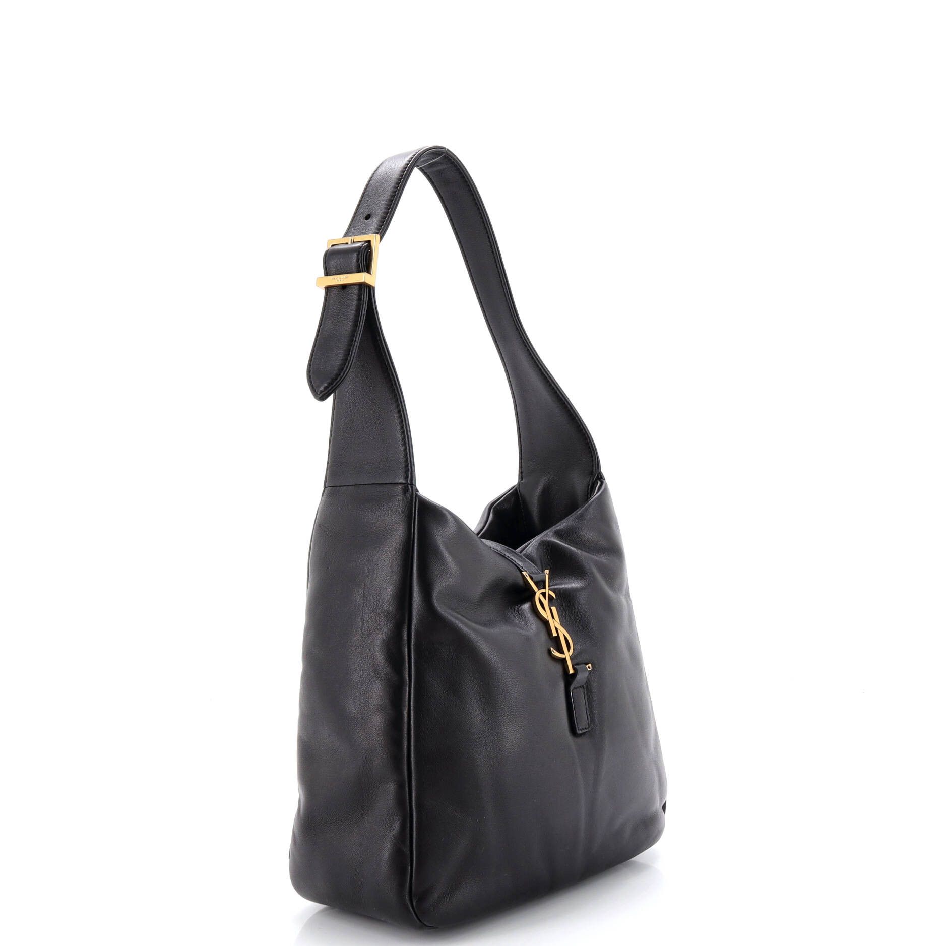 Saint Laurent Paris Le 5 a 7 Supple Hobo Leather Small Size ONE SIZE - 1 Thumbnail