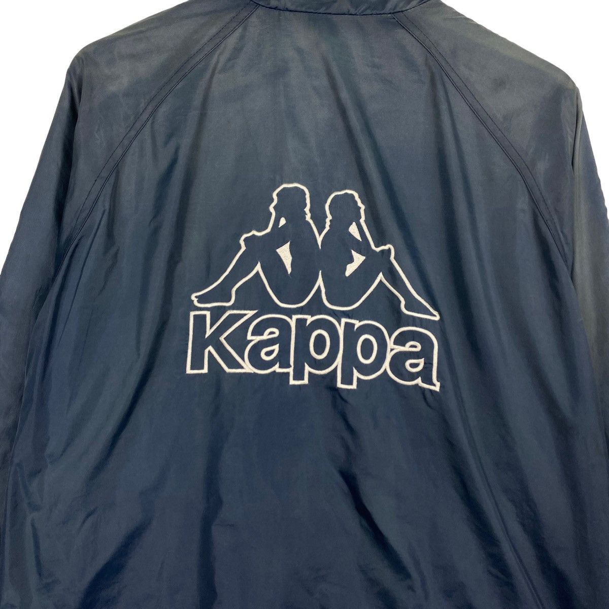 Japanese Brand VINTAGE 90s KAPPA WINDBREAKER BIG LOGO JACKET Size US M / EU 48-50 / 2 - 2 Thumbnail