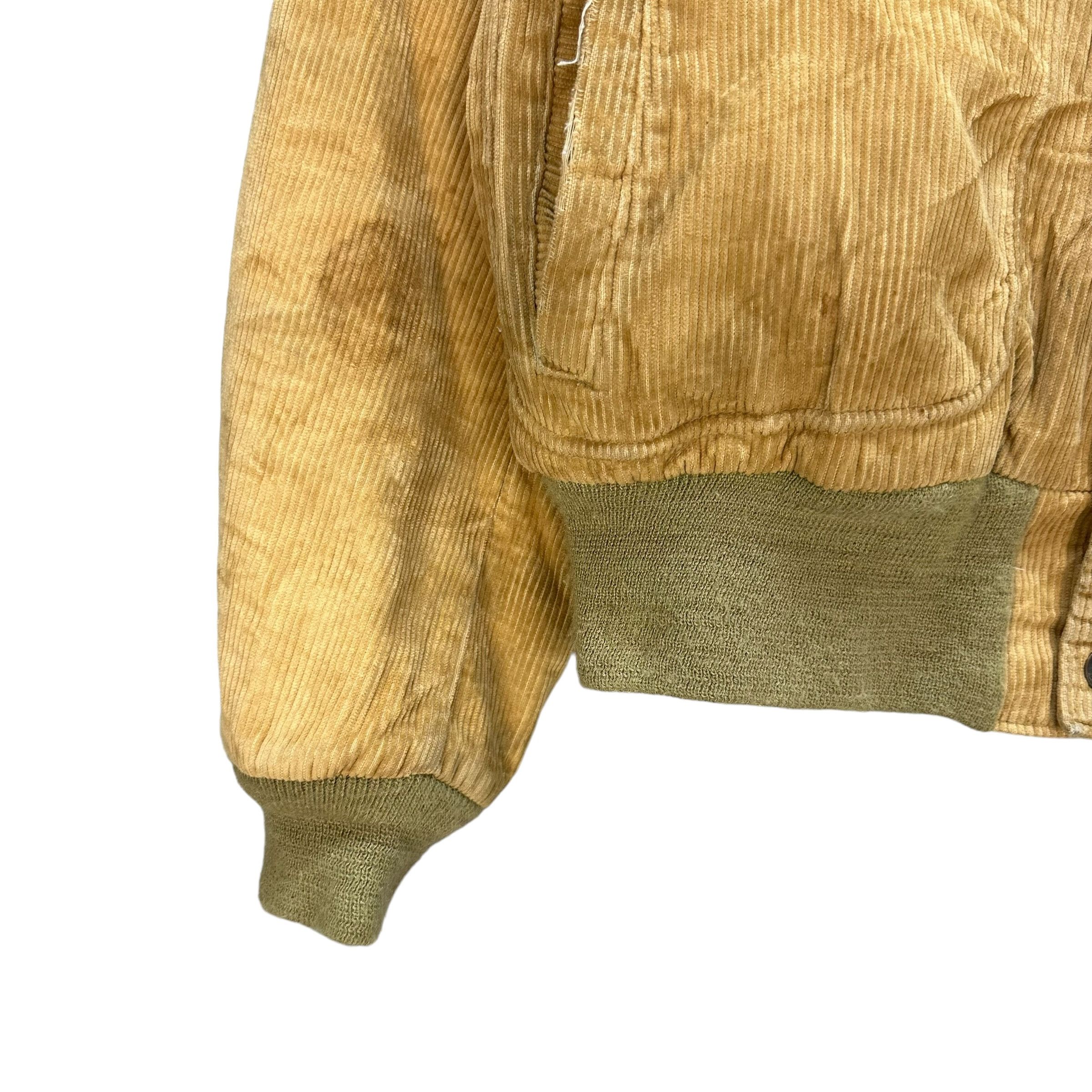 Schott 80's Schott NYC A2 Type Shearling Corduroy Jacket #A14-0357 Size US M / EU 48-50 / 2 - 8 Thumbnail