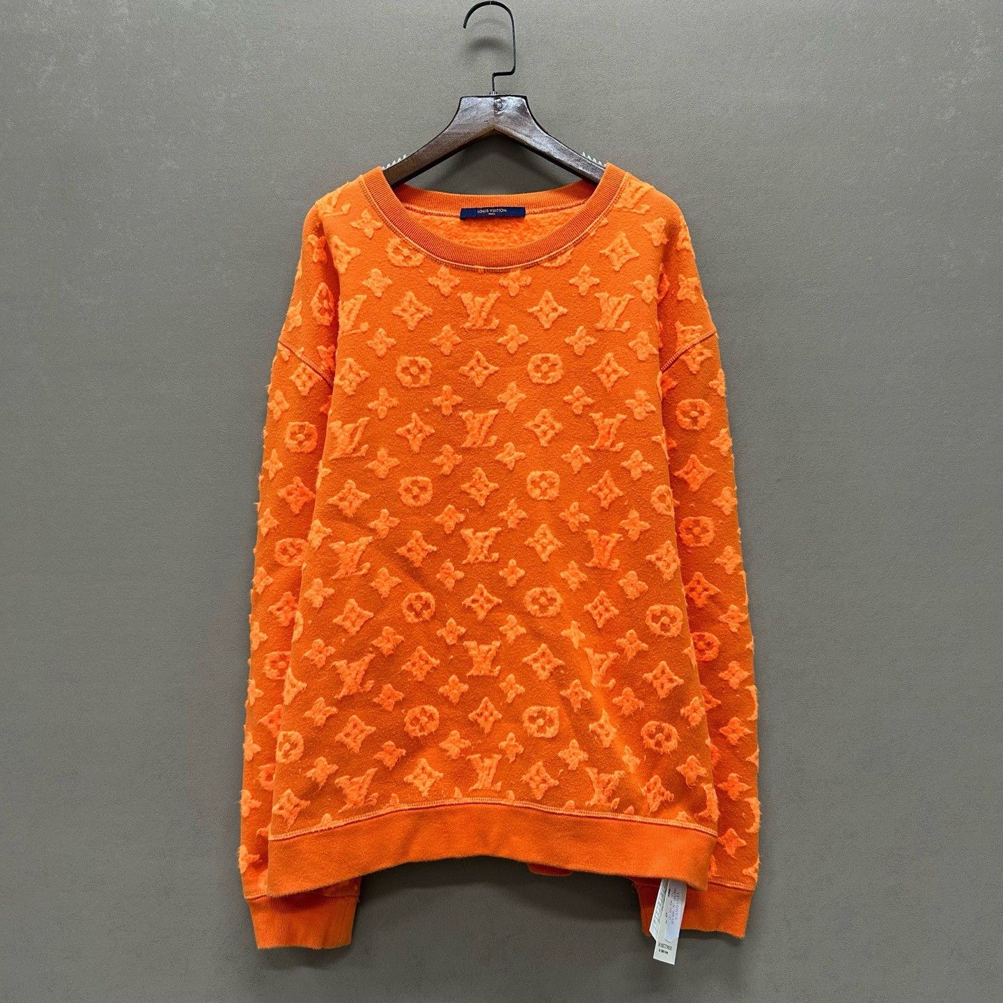 Louis Vuitton Louis Vuitton Logo Fleece Sweatshirt M Size US M / EU 48-50 / 2 - 1 Thumbnail