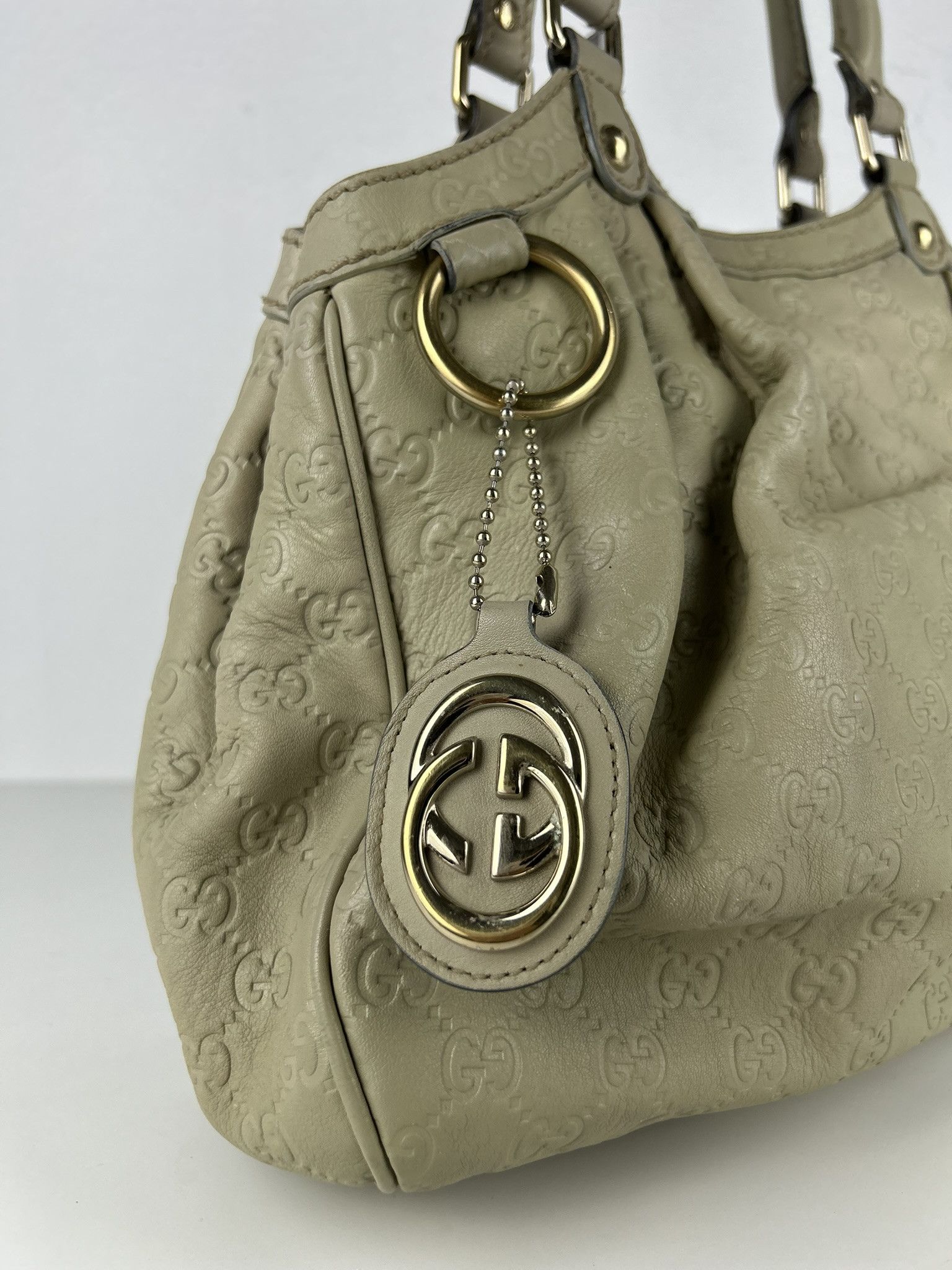 Gucci Gucci guccissima sukey medium size leather handbag Size ONE SIZE - 7 Thumbnail