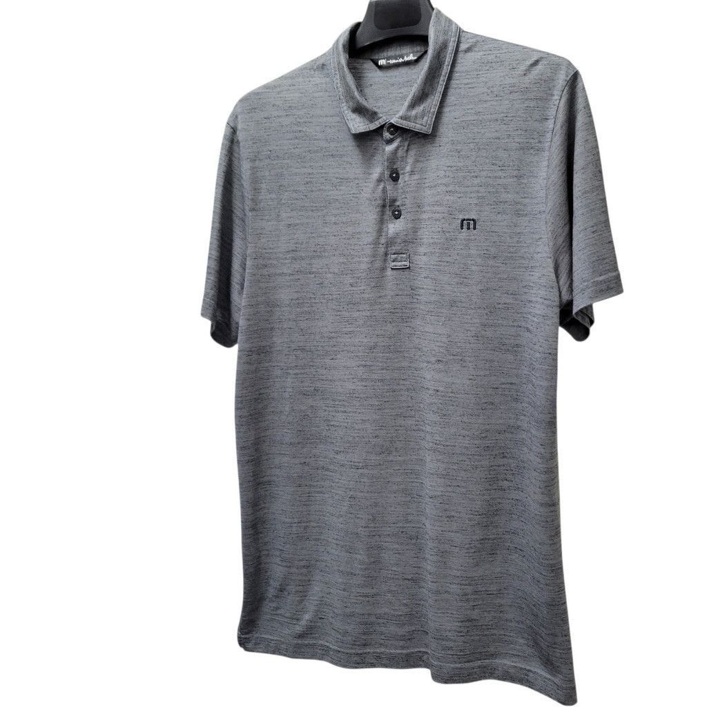 TravisMathew Travis Mathew Men's Gray Polo Golf Collared Shirt Size Large Size US L / EU 52-54 / 3 - 3 Thumbnail