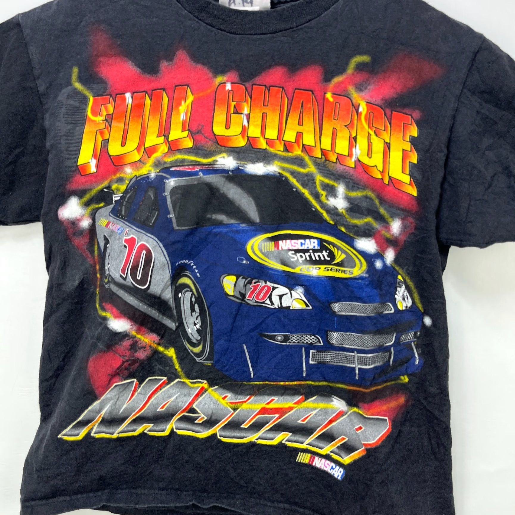 NASCAR VINTAGE NASCAR Racing Thunder T-Shirt XS Men Black Size US XS / EU 42 / 0 - 2 Thumbnail