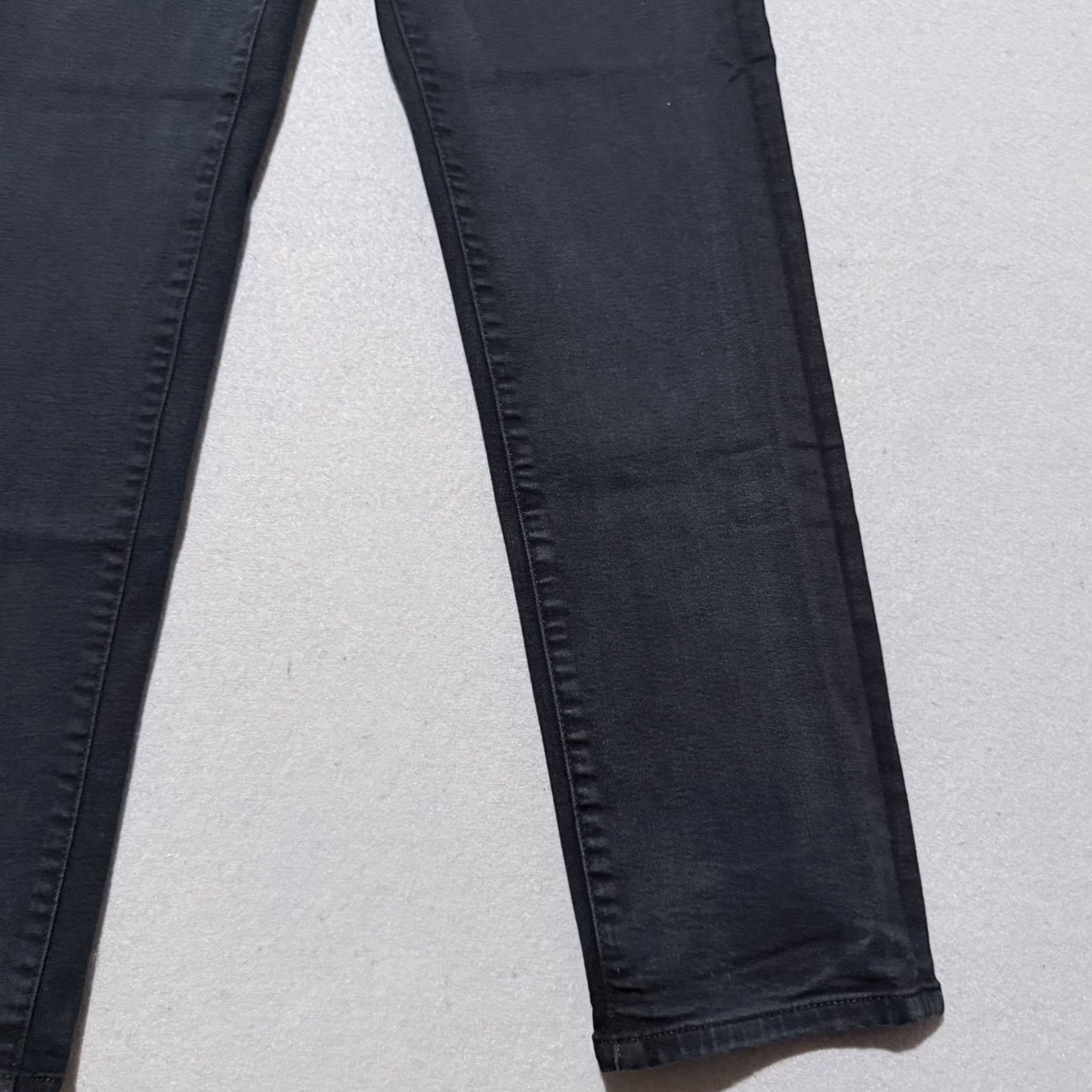 Express Express Jeans Women's Black Denim High Rise Straight Leg Zip Fly 2R Slim 5-Pocket Denim Jeans Size 26" / US 2 / IT 38 - 6 Thumbnail