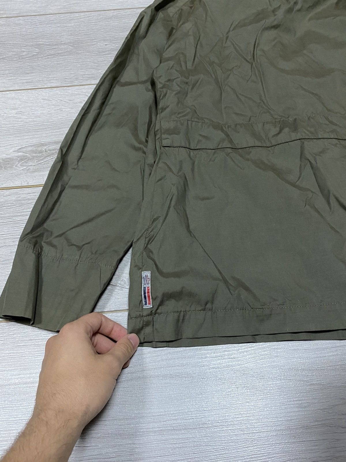 Moncler Moncler vintage nylon hoodie zip jacket RARE Size US M / EU 48-50 / 2 - 14 Thumbnail