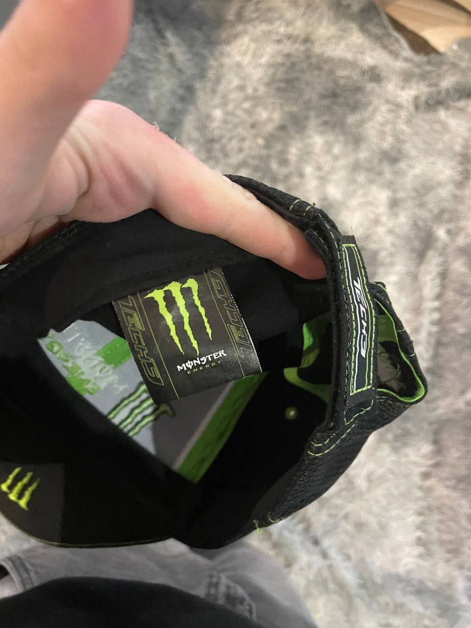 Vintage Vintage Y2K Monster Energy Tech 3 Racing Cap Hat Snapback Size ONE SIZE - 4 Thumbnail