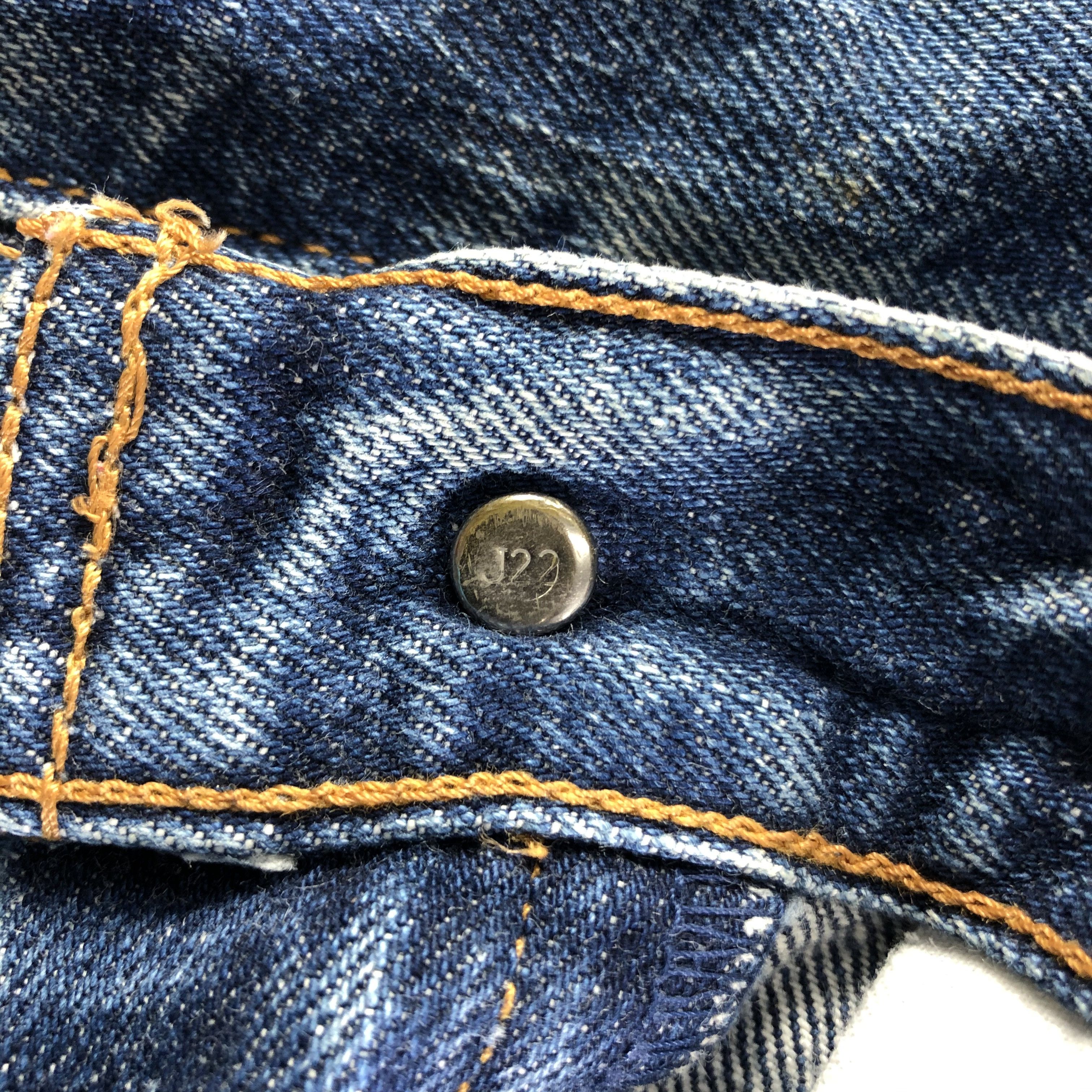 Levi's × Vintage 90s Vintage Blue Wash Levis 502 Selvegde Jeans-J3896 Size US 28 / EU 44 - 10 Thumbnail
