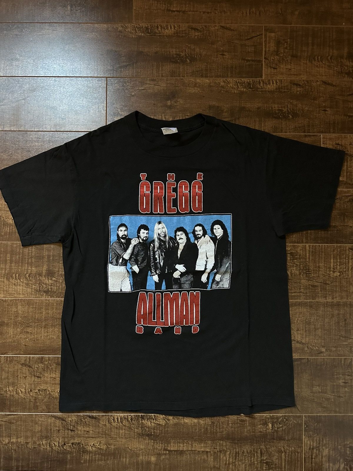 Vintage Vintage 1987 Gregg Allman Band Tour T-Shirt Size US XL / EU 56 / 4 - 1 Thumbnail