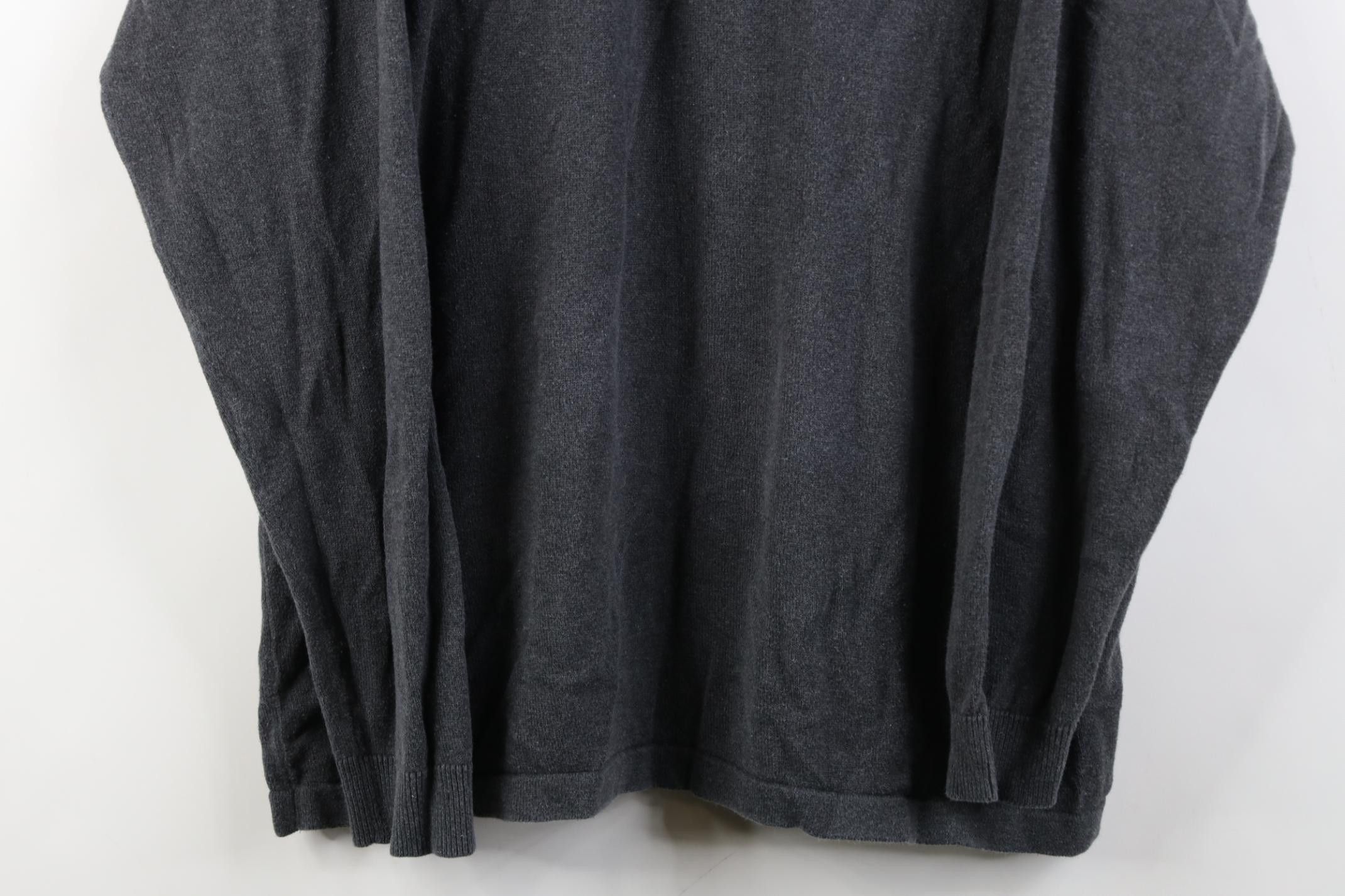 Vintage Vintage 90s Streetwear Cotton Knit Collared Polo Shirt Gray Size US L / EU 52-54 / 3 - 3 Thumbnail