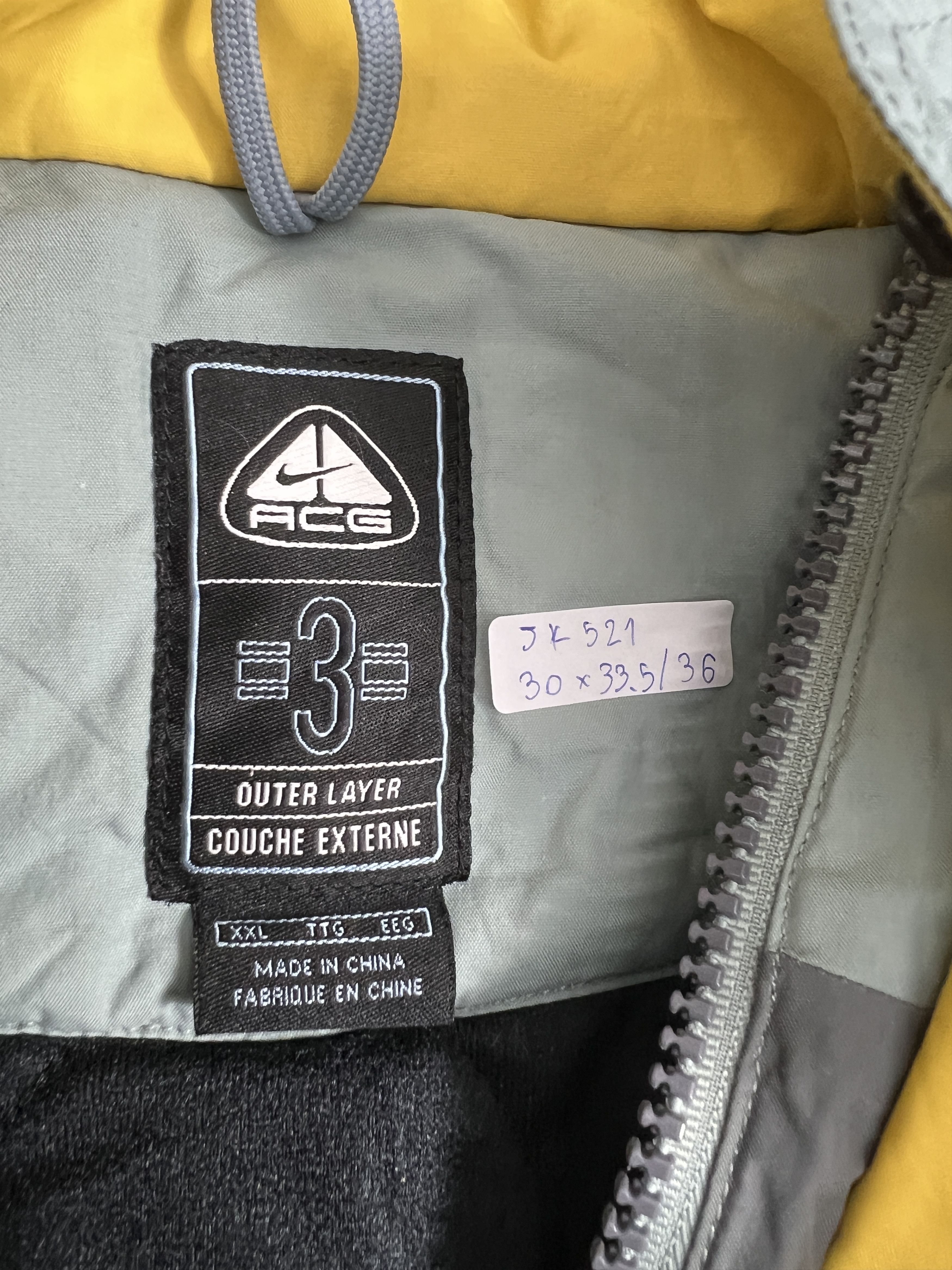 Nike ACG NIKE ACG 3 Outer Layer Couche Externe Jacket (XXL) JK521 Size US XXL / EU 58 / 5 - 2 Thumbnail