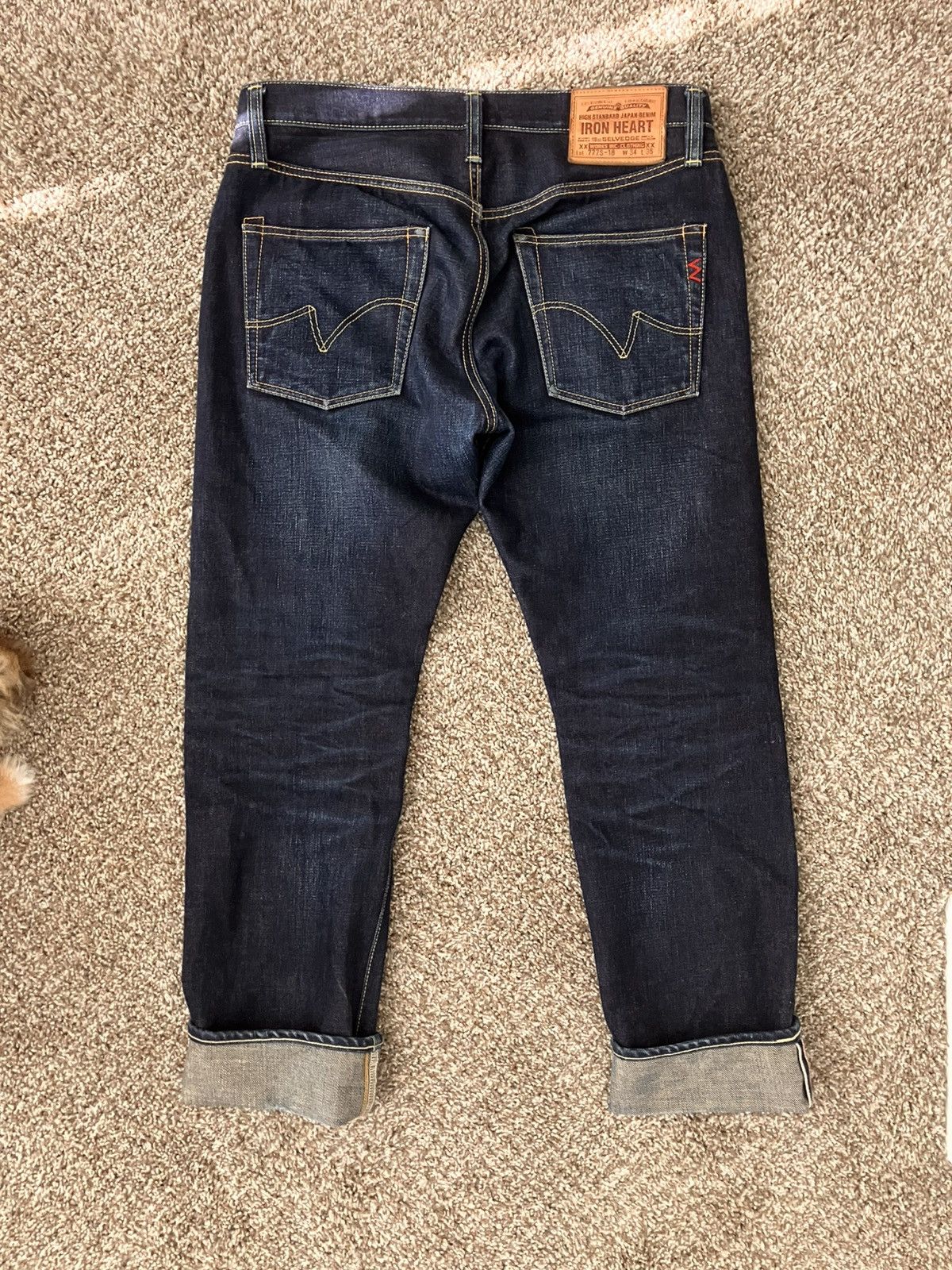 Iron Heart 777S-18 Vintage Denim Jeans Size US 34 / EU 50 - 2 Thumbnail