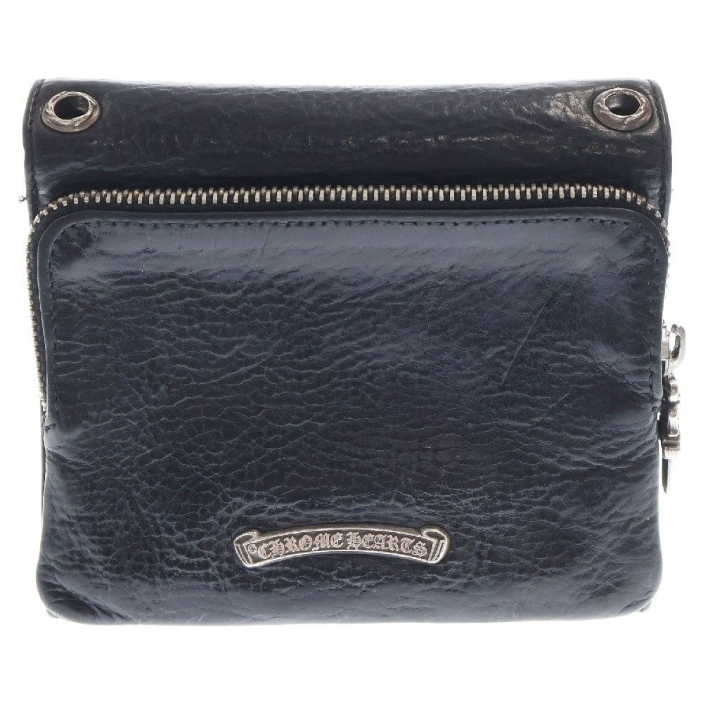 Chrome Hearts CHROME HEARTS Big Spoon Black Leather Wallet Size ONE SIZE - 2 Thumbnail