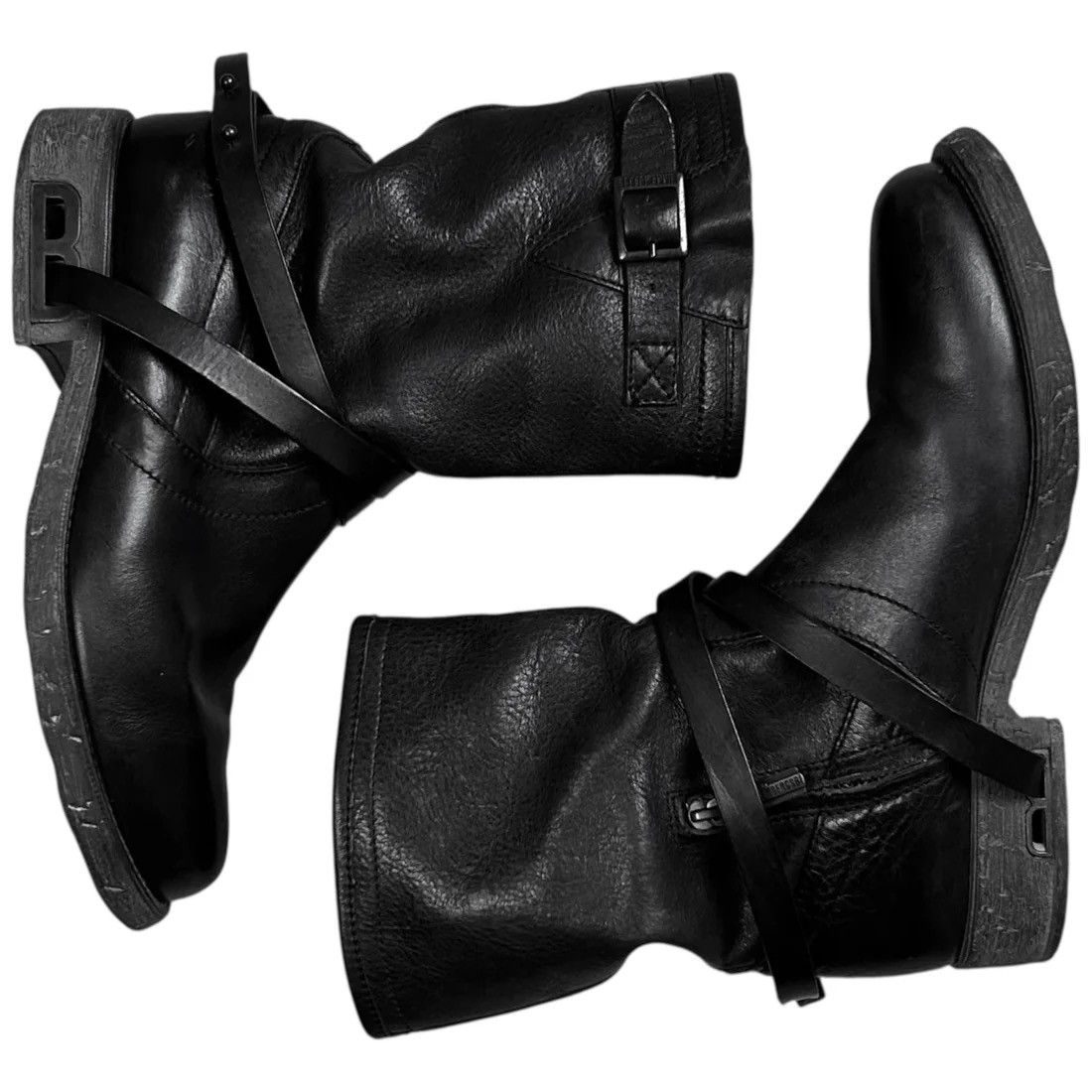 Dirk Bikkembergs Dirk Bikkembergs B-Heel Harness Strap Boots Size US 8 / EU 41 - 1 Thumbnail