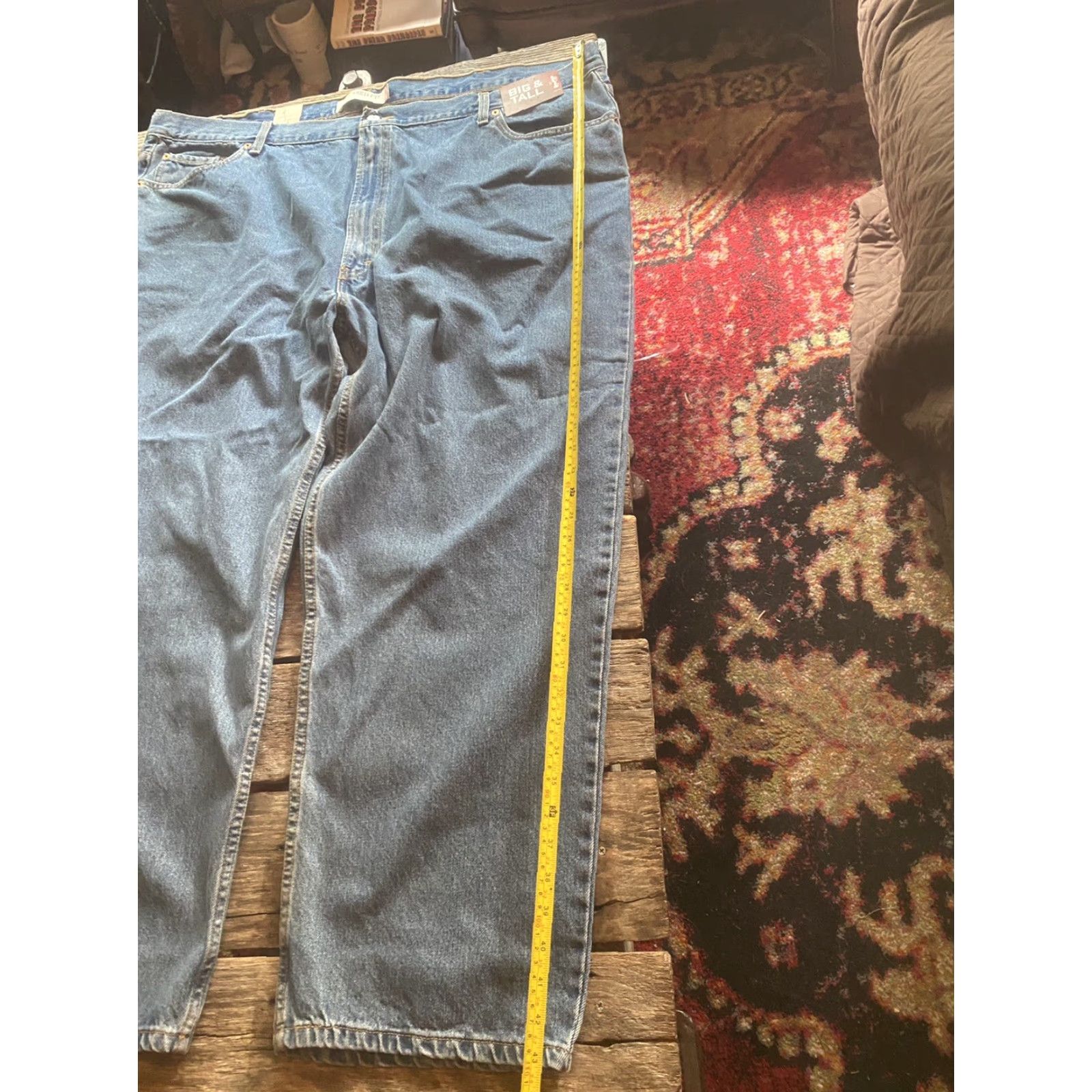 Levi's Levi's 550 Jeans Mens Relaxed 50x29 Medium Wash NWT Big Tall Size Blue 100% Cotton Stone Inseam 29 Regular Bottoms Type Jeans Mens Size US 34 / EU 50 - 3 Thumbnail