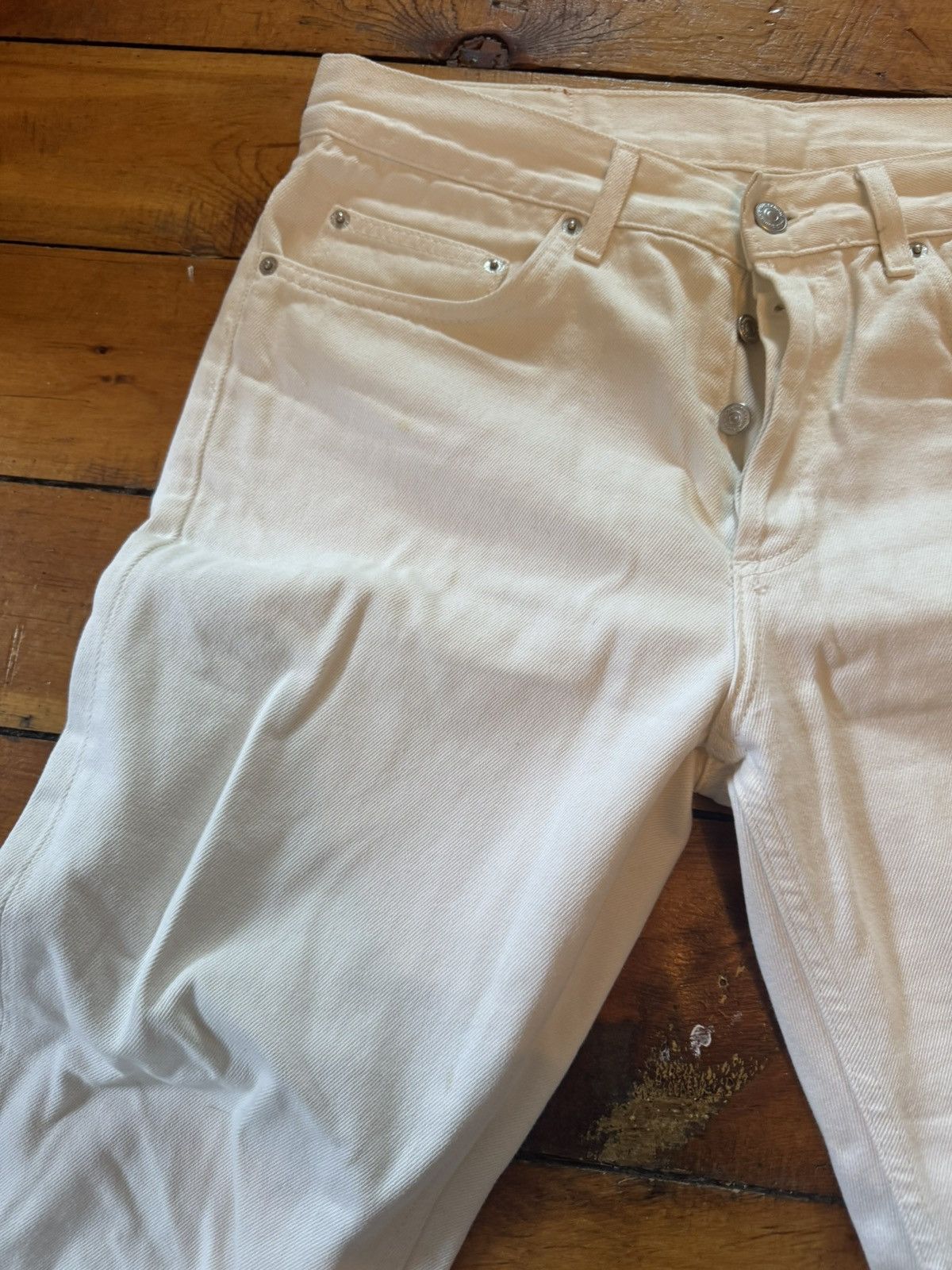 Sandro White Sandro Slim Fit Jeans Size US 32 / EU 48 - 3 Thumbnail