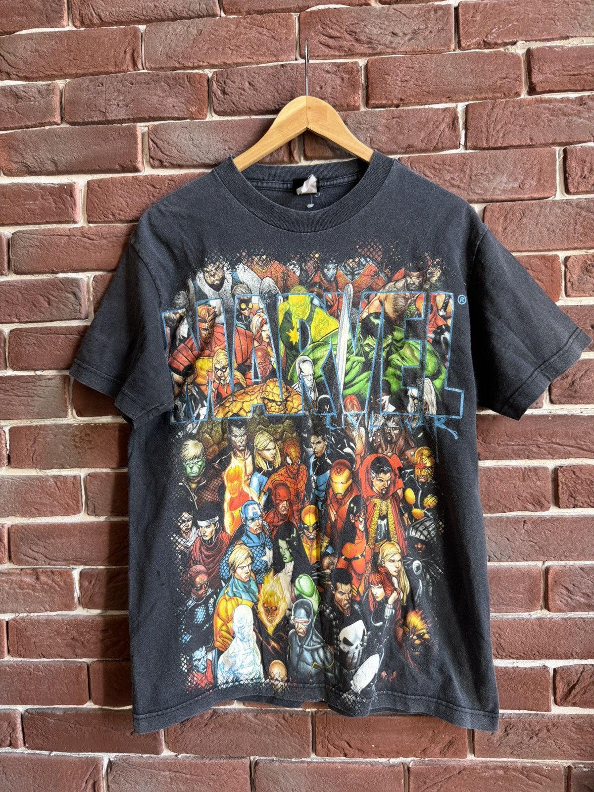 Marvel Comics MARVEL Civil War All Over Print T Shirt Black Cotton Size US M / EU 48-50 / 2 - 1 Thumbnail