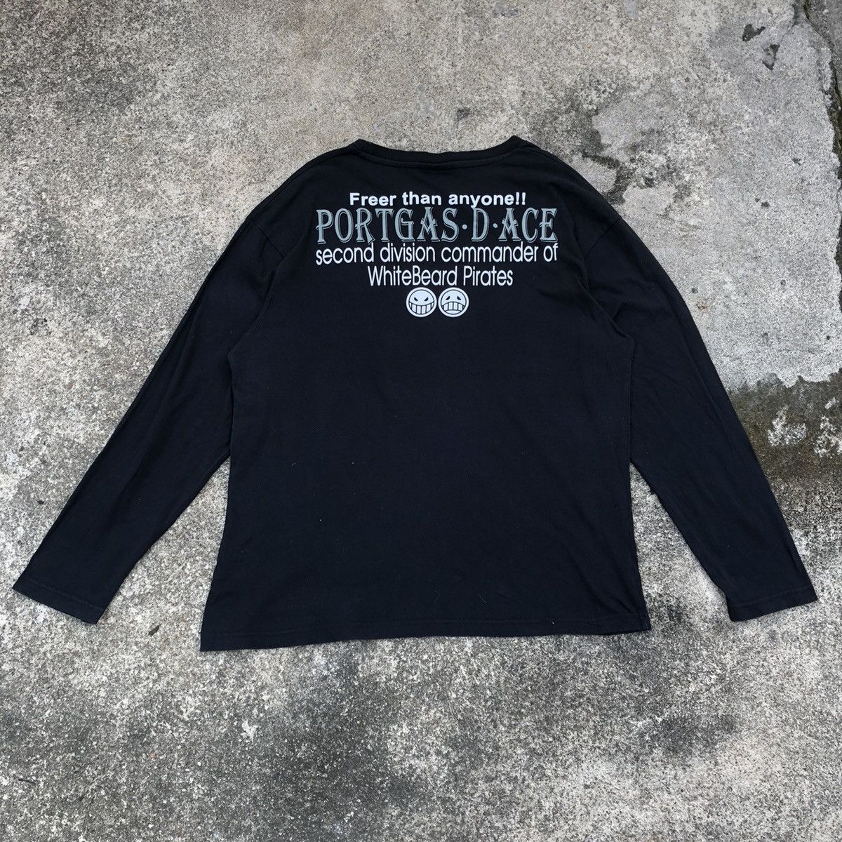 Anime × One Piece 🔥Rare🔥🇯🇵One Piece Portgas D Ace Of White Beard Promo Tee Size US XL / EU 56 / 4 - 4 Thumbnail